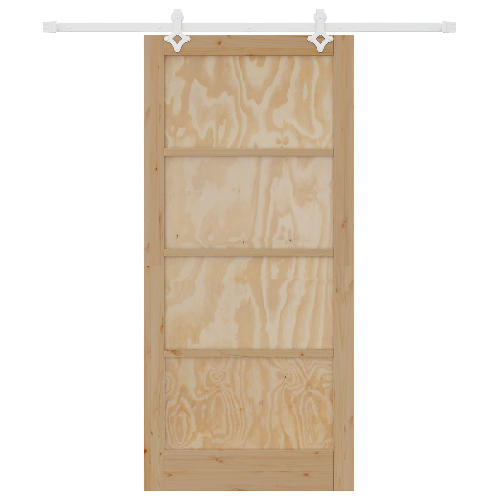 vidaXL Ușă Culisantă Manual Natural și alb 93 x 202 cm vidaXL Ușă Culisantă Manual Natural și alb 93 x 202 cm