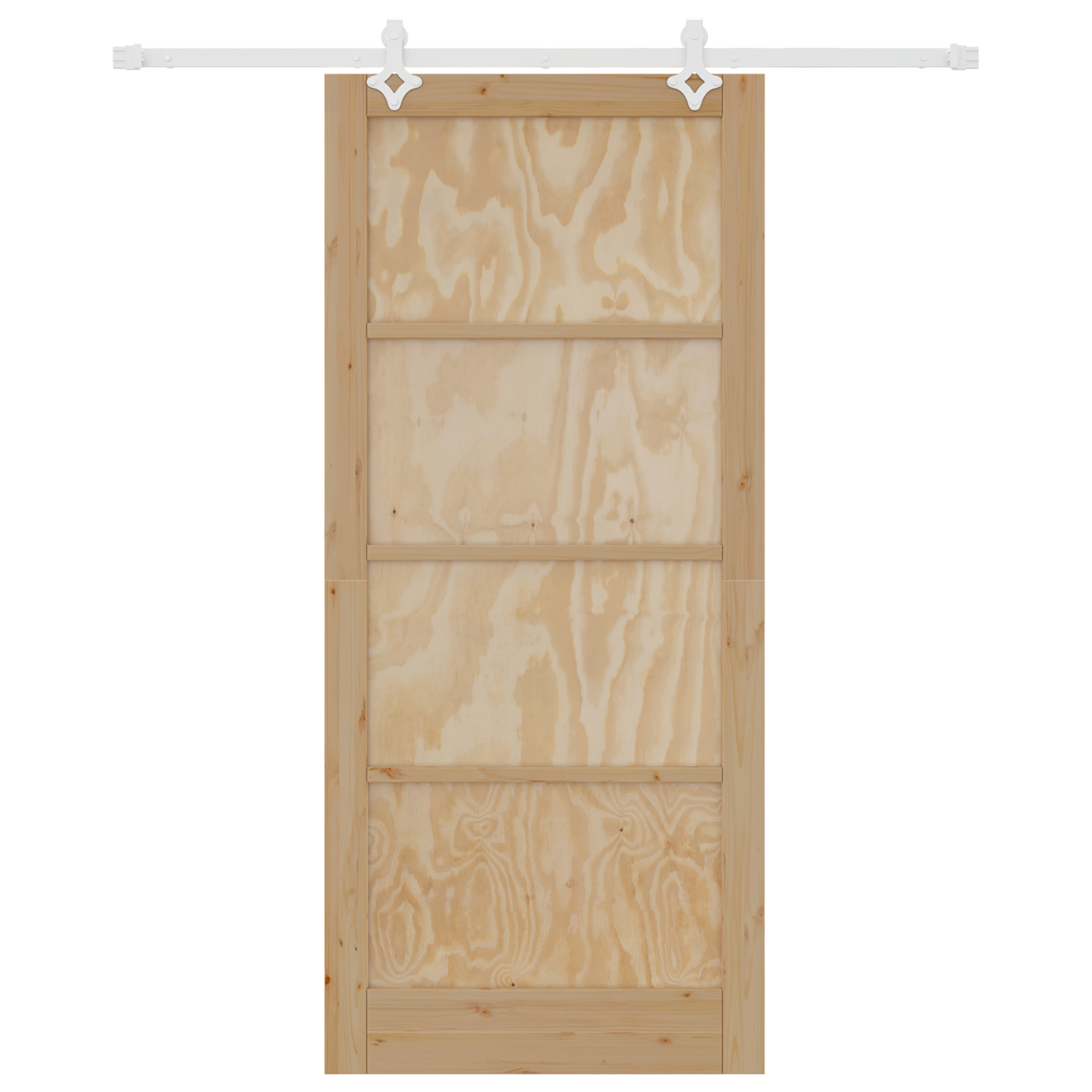 vidaXL Ușă Culisantă Manual Natural și alb 93 x 211 cm vidaXL Ușă Culisantă Manual Natural și alb 93 x 211 cm