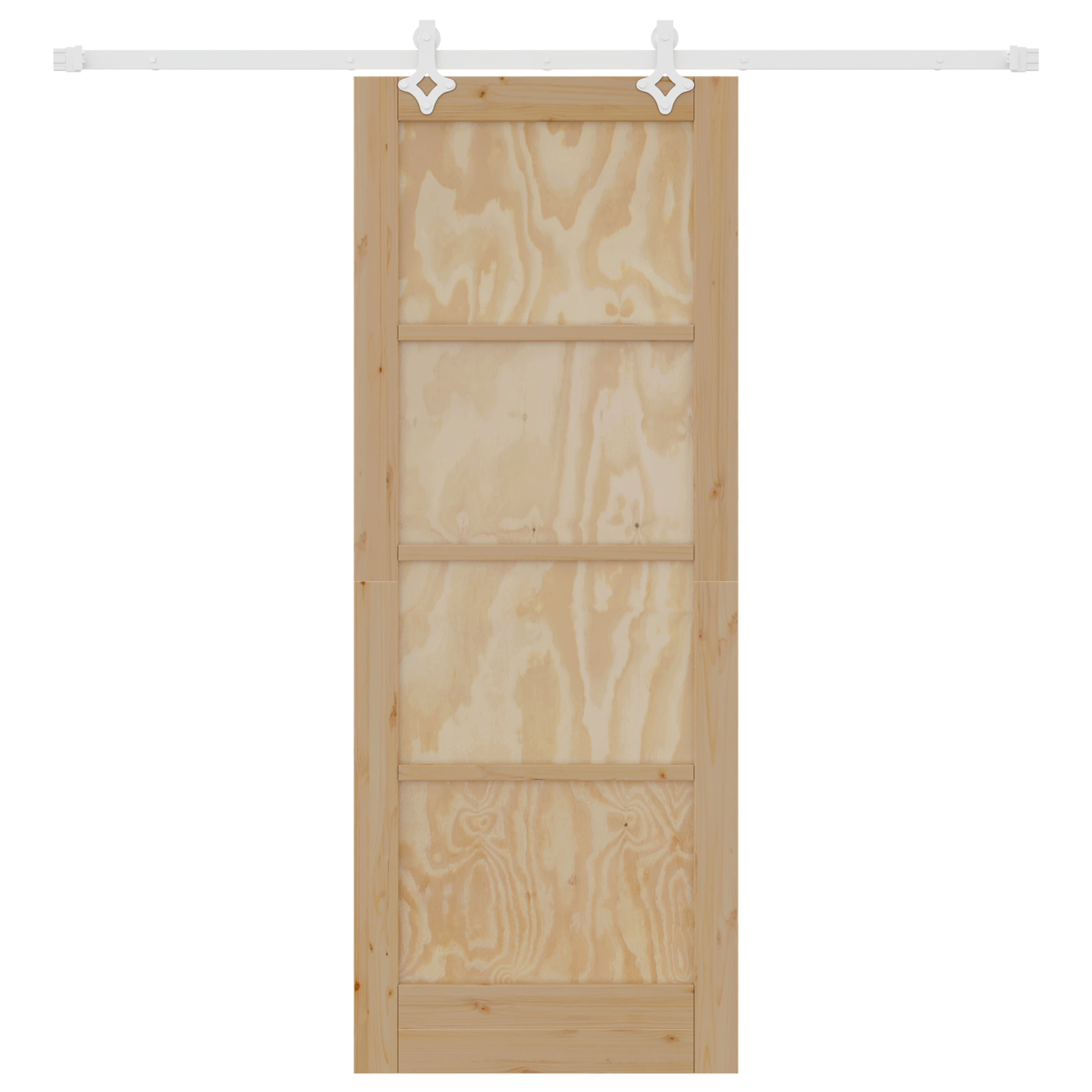 vidaXL Ușă Culisantă Manual Natural și alb 78 x 202 cm vidaXL Ușă Culisantă Manual Natural și alb 78 x 202 cm