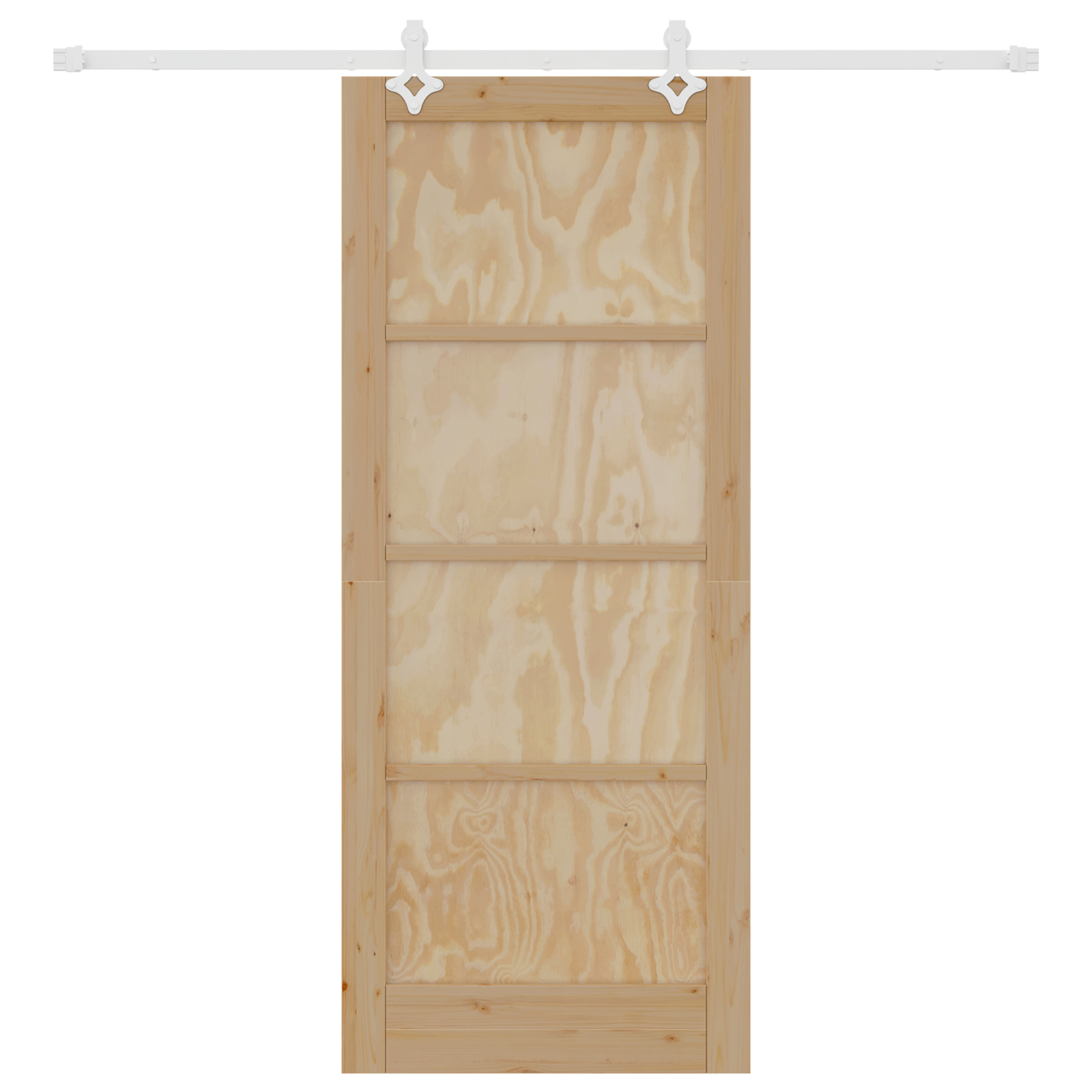 vidaXL Ușă glisantă Maro 83 x 202 cm Lemn de pin masiv