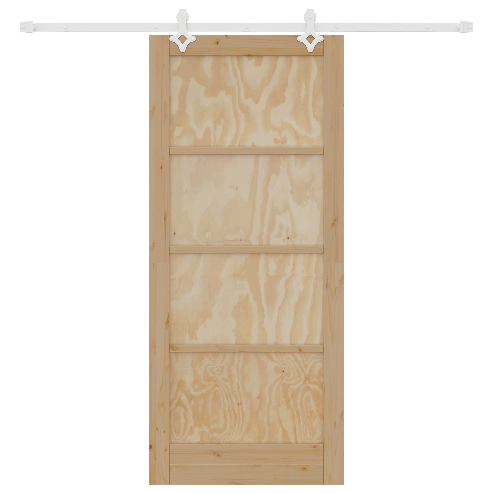vidaXL Ușă Culisantă Manual Natural și alb 86 x 198.5 cm vidaXL Ușă Culisantă Manual Natural și alb 86 x 198.5 cm