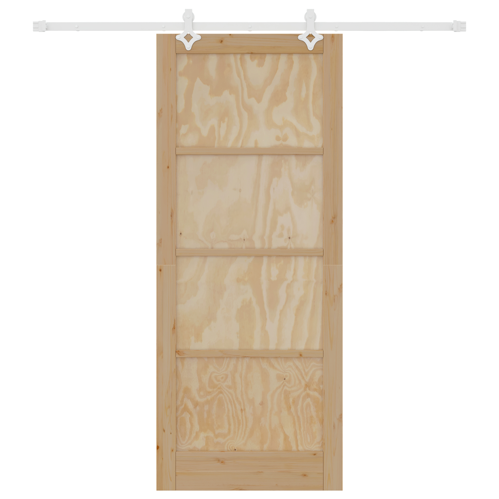 vidaXL Ușă Culisantă Manual Natural și alb 86 x 211 cm vidaXL Ușă Culisantă Manual Natural și alb 86 x 211 cm