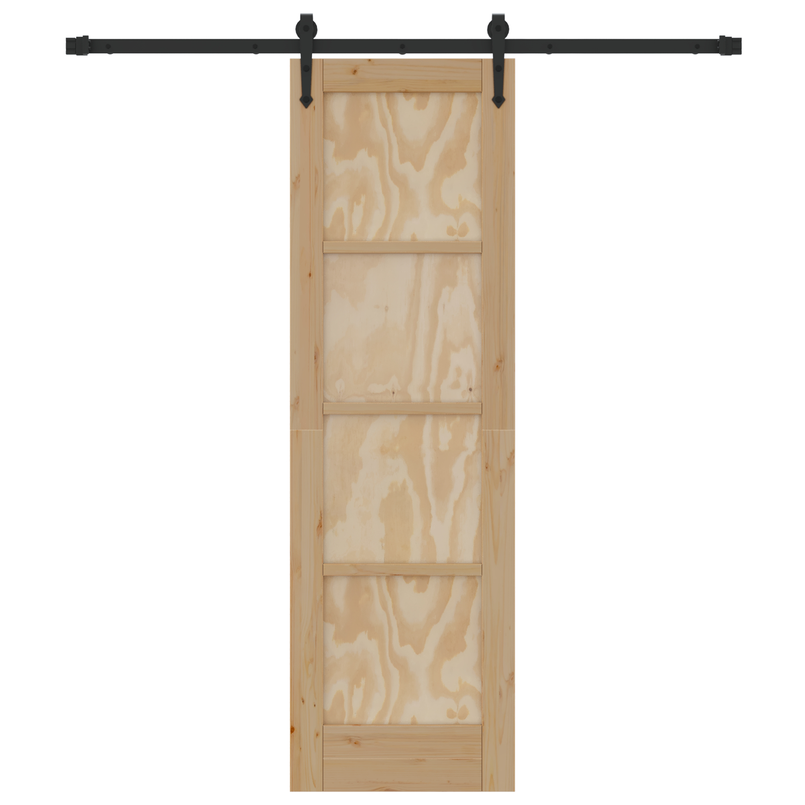 vidaXL Ușă glisantă Manual Natural și negru 61 x 198.5 cm vidaXL Ușă glisantă Manual Natural și negru 61 x 198.5 cm