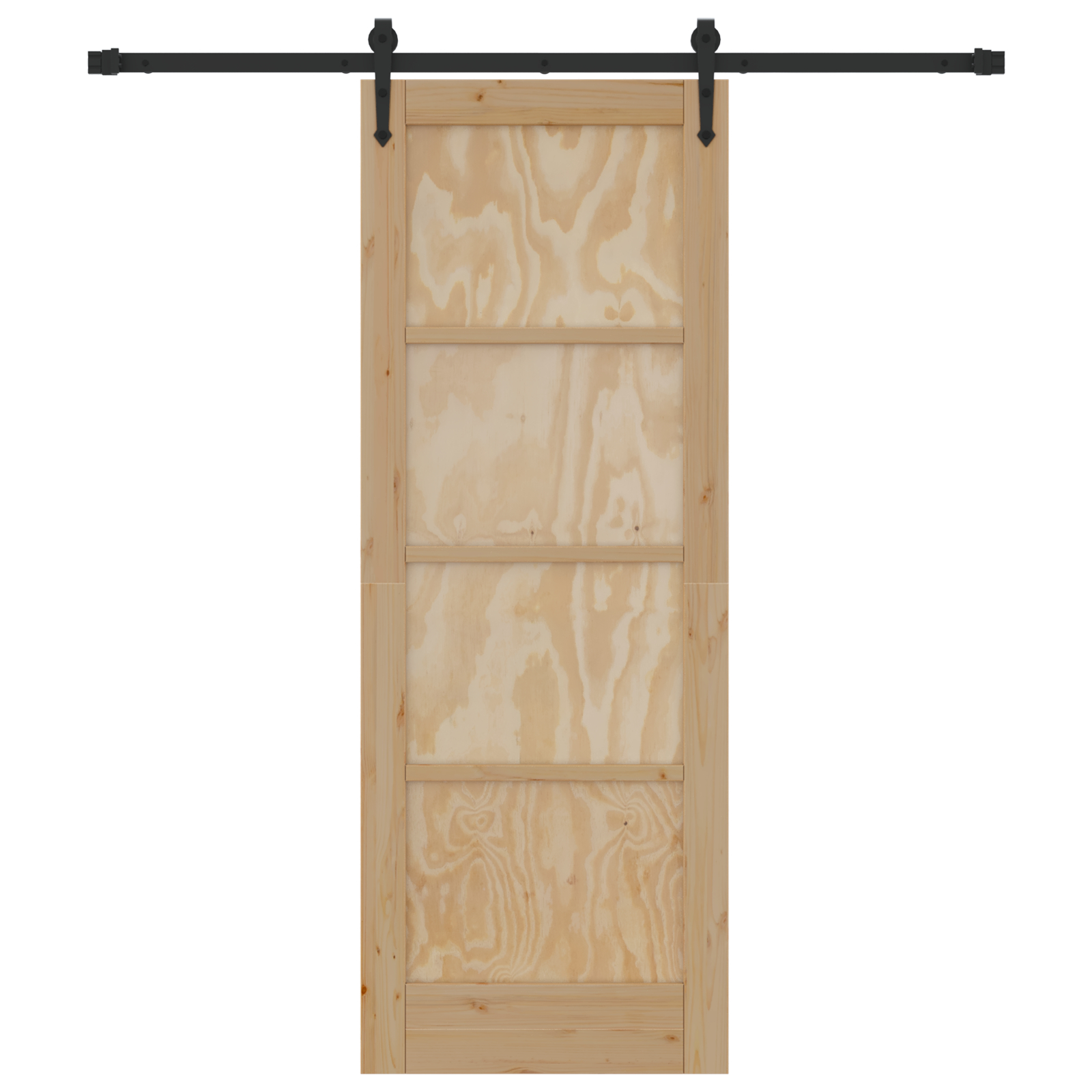 vidaXL Ușă glisantă Manual Natural și negru 73.5 x 198.5 cm vidaXL Ușă glisantă Manual Natural și negru 73.5 x 198.5 cm