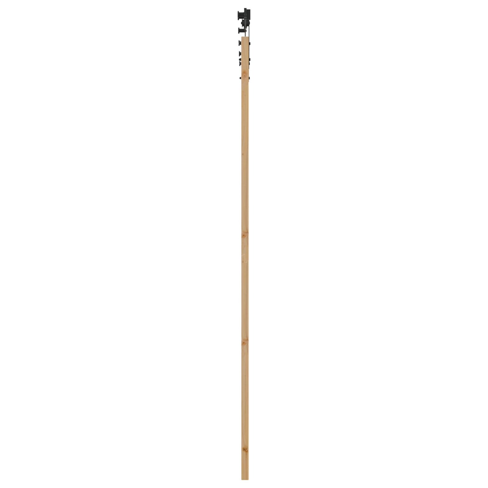 vidaXL Ușă glisantă Manual Natural și negru 83 x 232 cm vidaXL Ușă glisantă Manual Natural și negru 83 x 232 cm