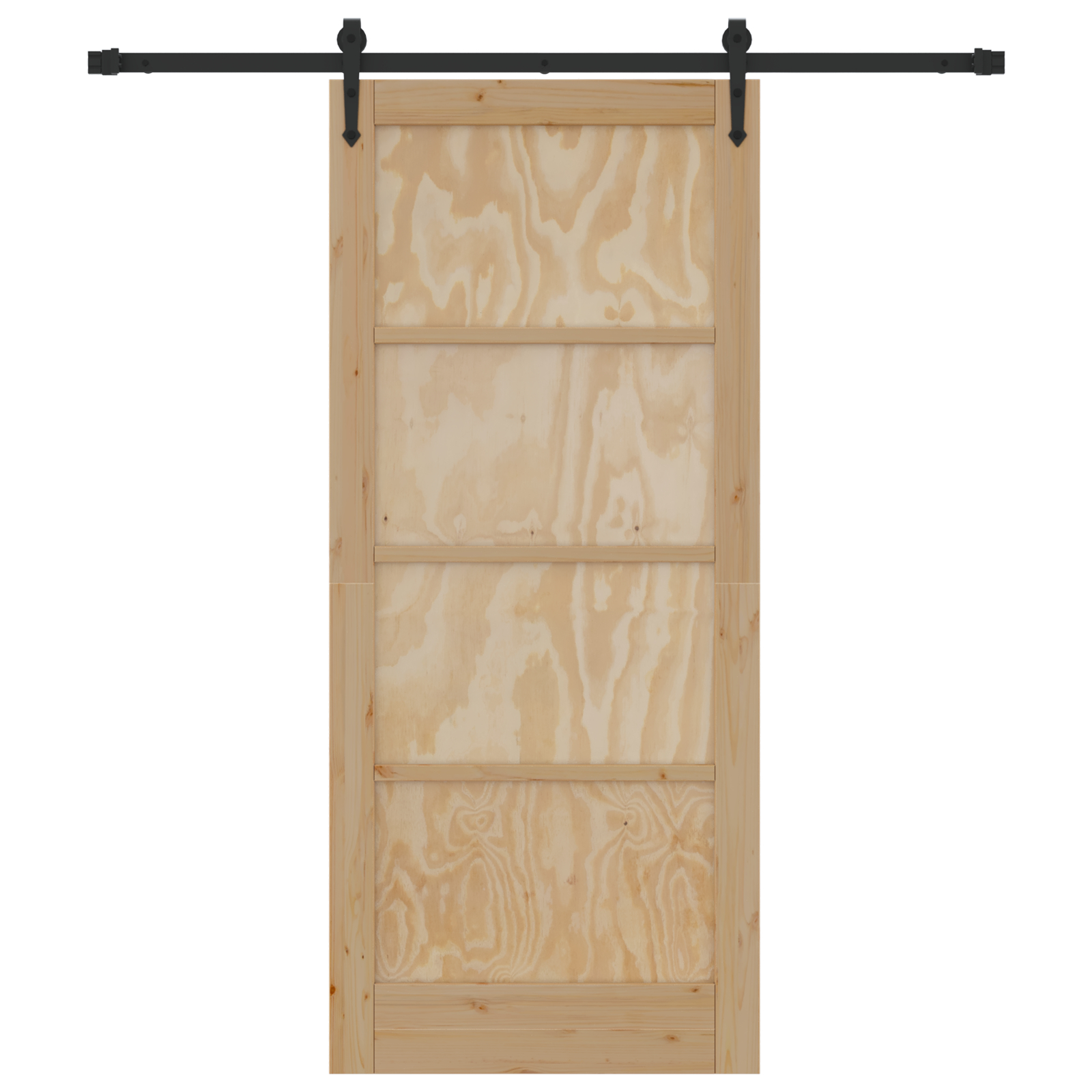 vidaXL Ușă glisantă Manual Natural și negru 86 x 198.5 cm vidaXL Ușă glisantă Manual Natural și negru 86 x 198.5 cm
