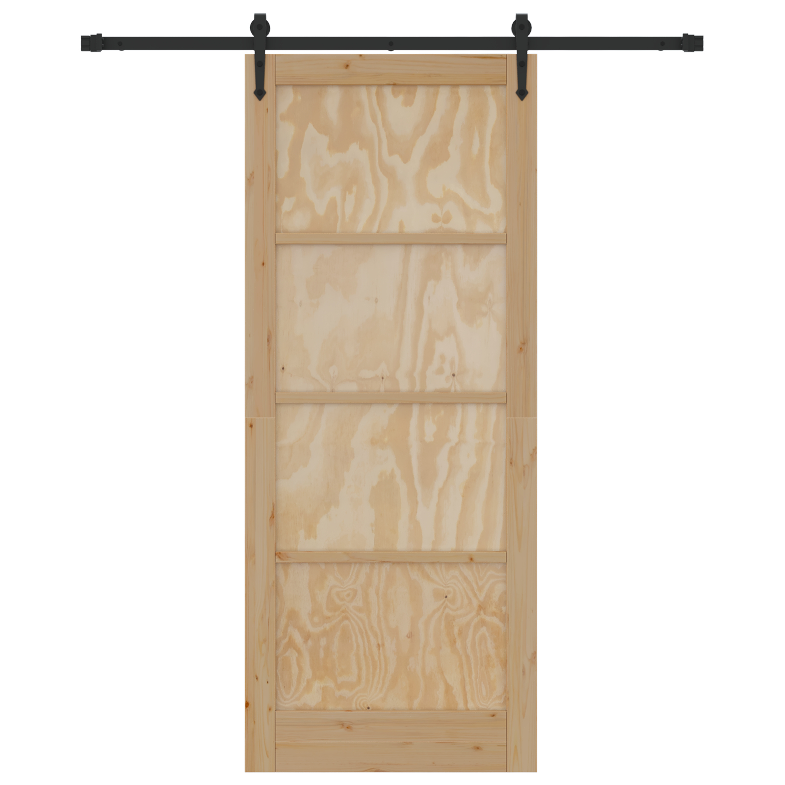 vidaXL Ușă glisantă Manual Natural și negru 86 x 211 cm vidaXL Ușă glisantă Manual Natural și negru 86 x 211 cm