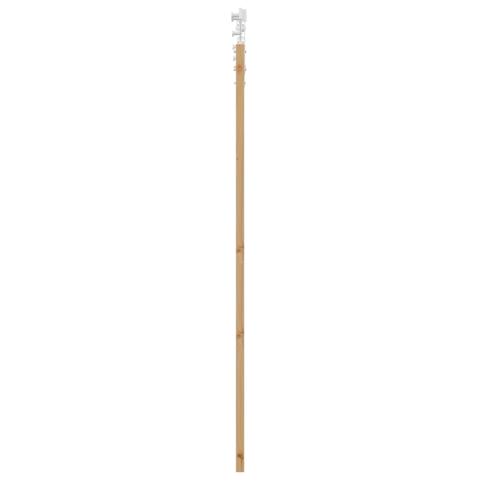 vidaXL Ușă glisantă Manual Natural și alb 61 x 198.5 cm