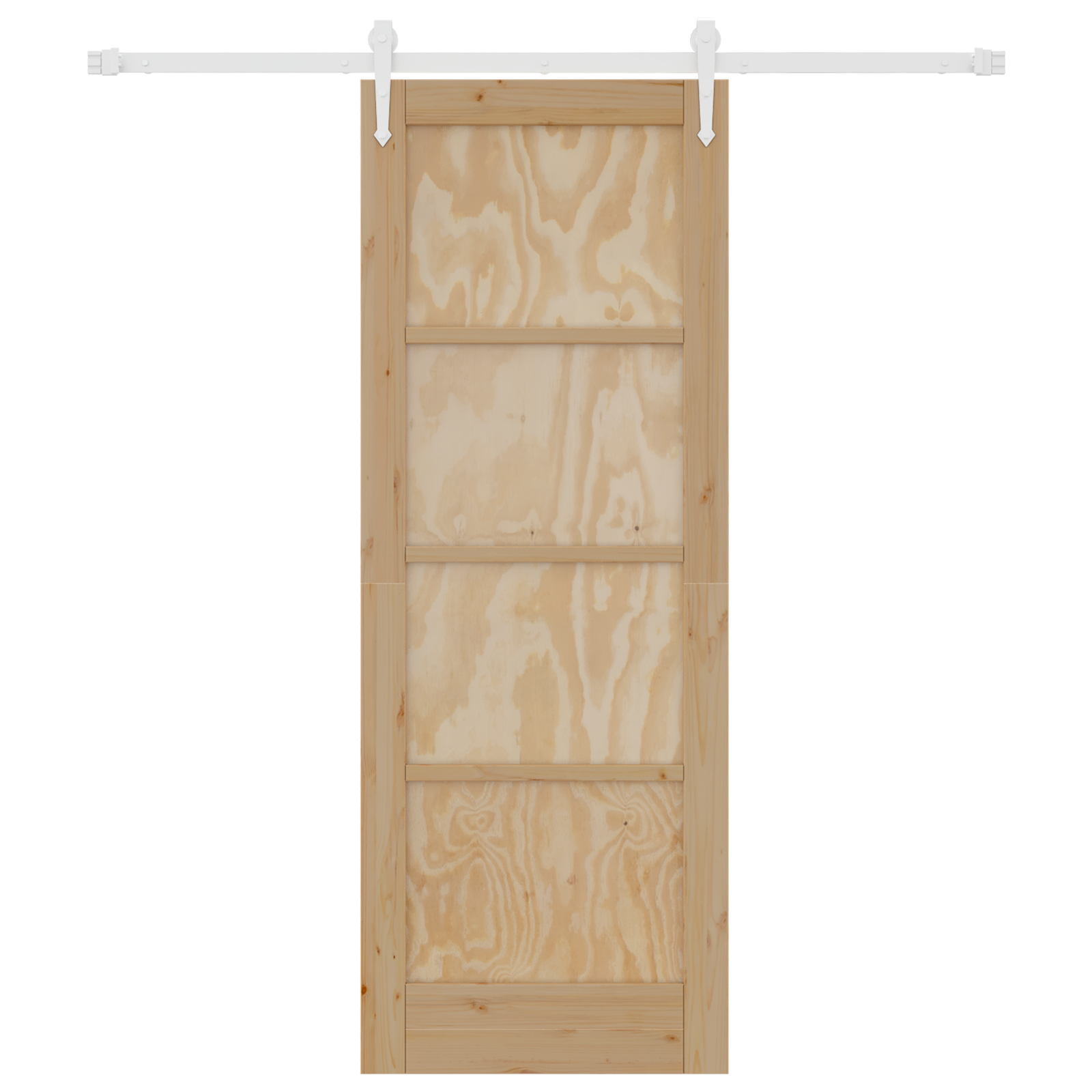 vidaXL Ușă glisantă Manual Natural și alb 73.5 x 198.5 cm vidaXL Ușă glisantă Manual Natural și alb 73.5 x 198.5 cm