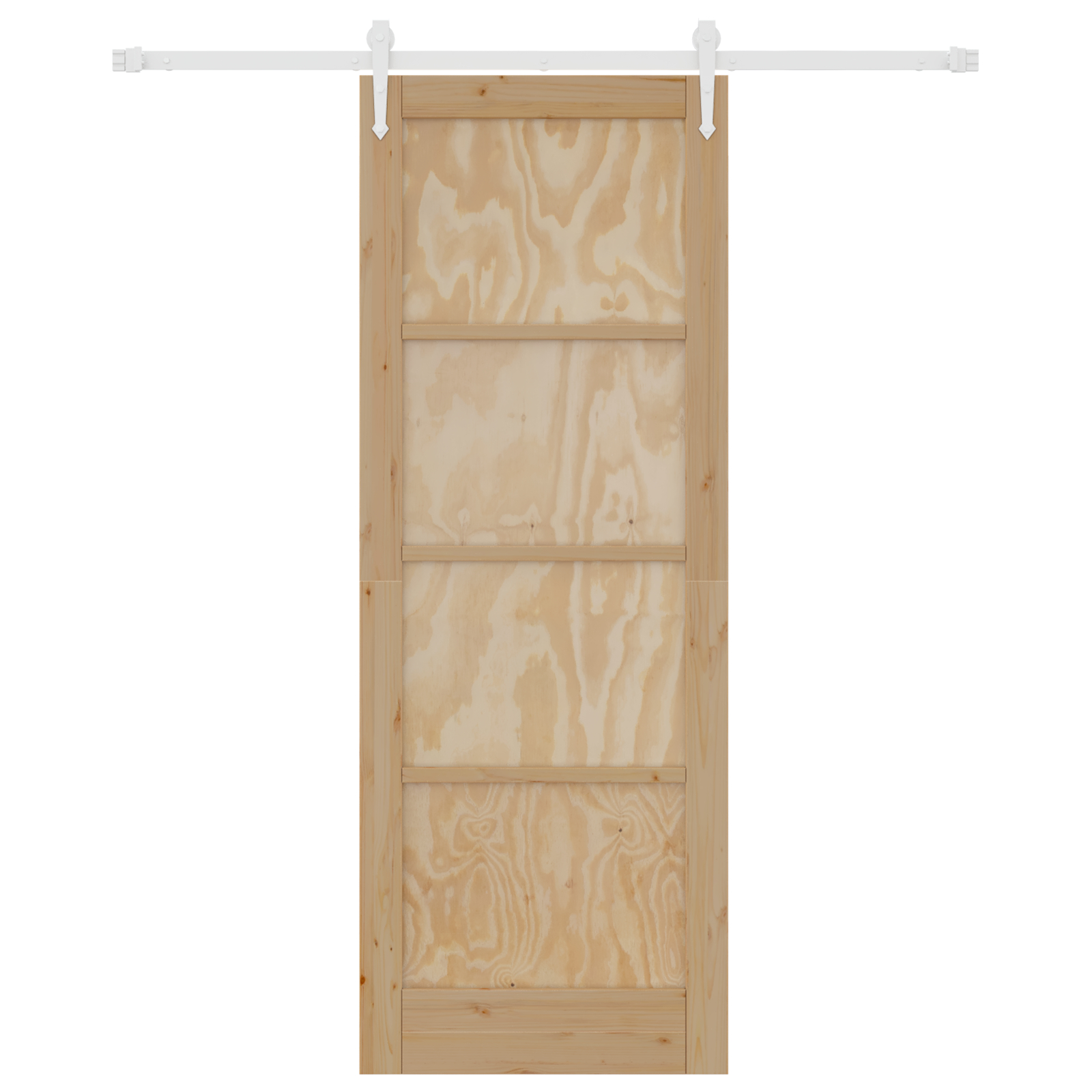 vidaXL Ușă glisantă Manual Natural și alb 78 x 211 cm vidaXL Ușă glisantă Manual Natural și alb 78 x 211 cm