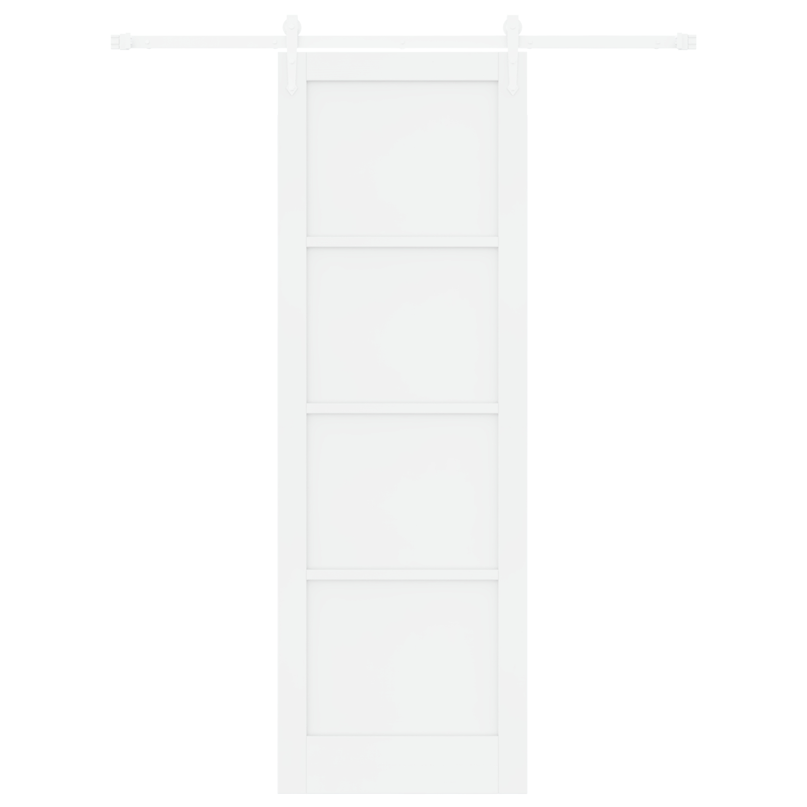 vidaXL Ușă glisantă Manual Alb 78 x 232 cm Lemn masiv de pin și oțel vidaXL Ușă glisantă Manual Alb 78 x 232 cm Lemn masiv de pin și oțel
