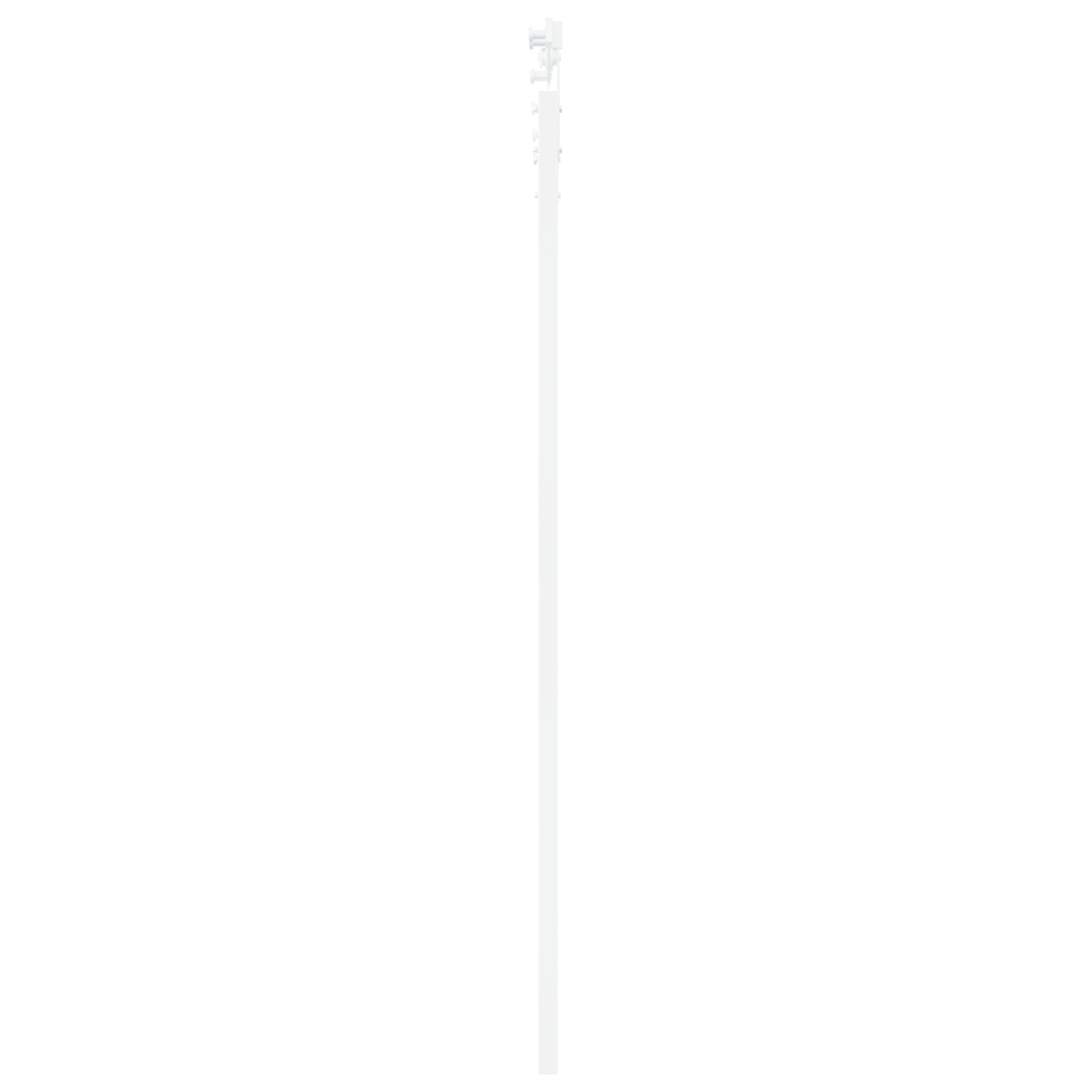 vidaXL Ușă glisantă Manual Alb 83 x 202 cm Lemn masiv de pin și oțel vidaXL Ușă glisantă Manual Alb 83 x 202 cm Lemn masiv de pin și oțel