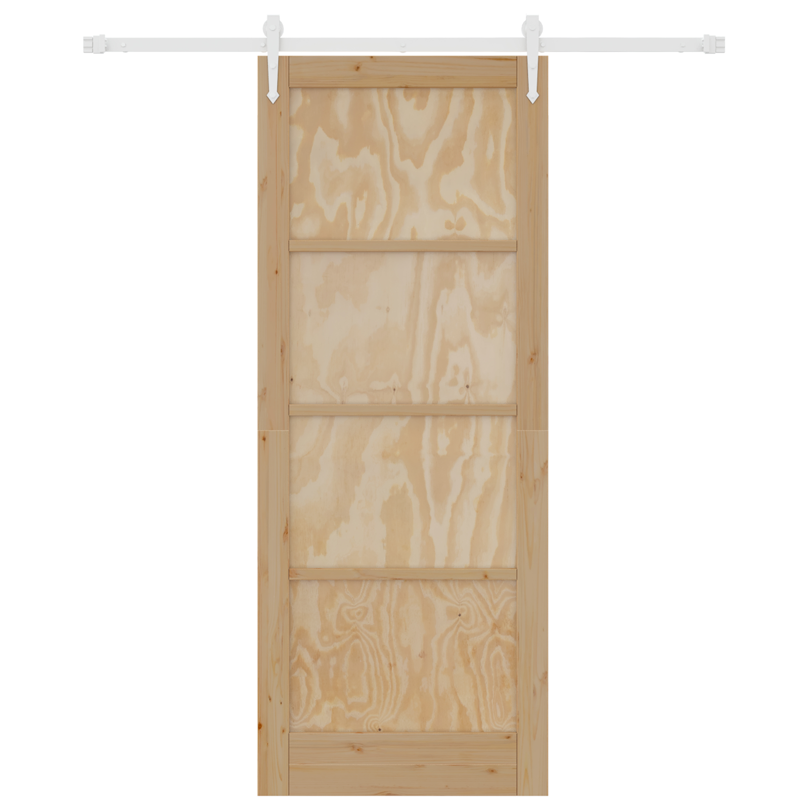 vidaXL Ușă glisantă Manual Natural și alb 83 x 211 cm