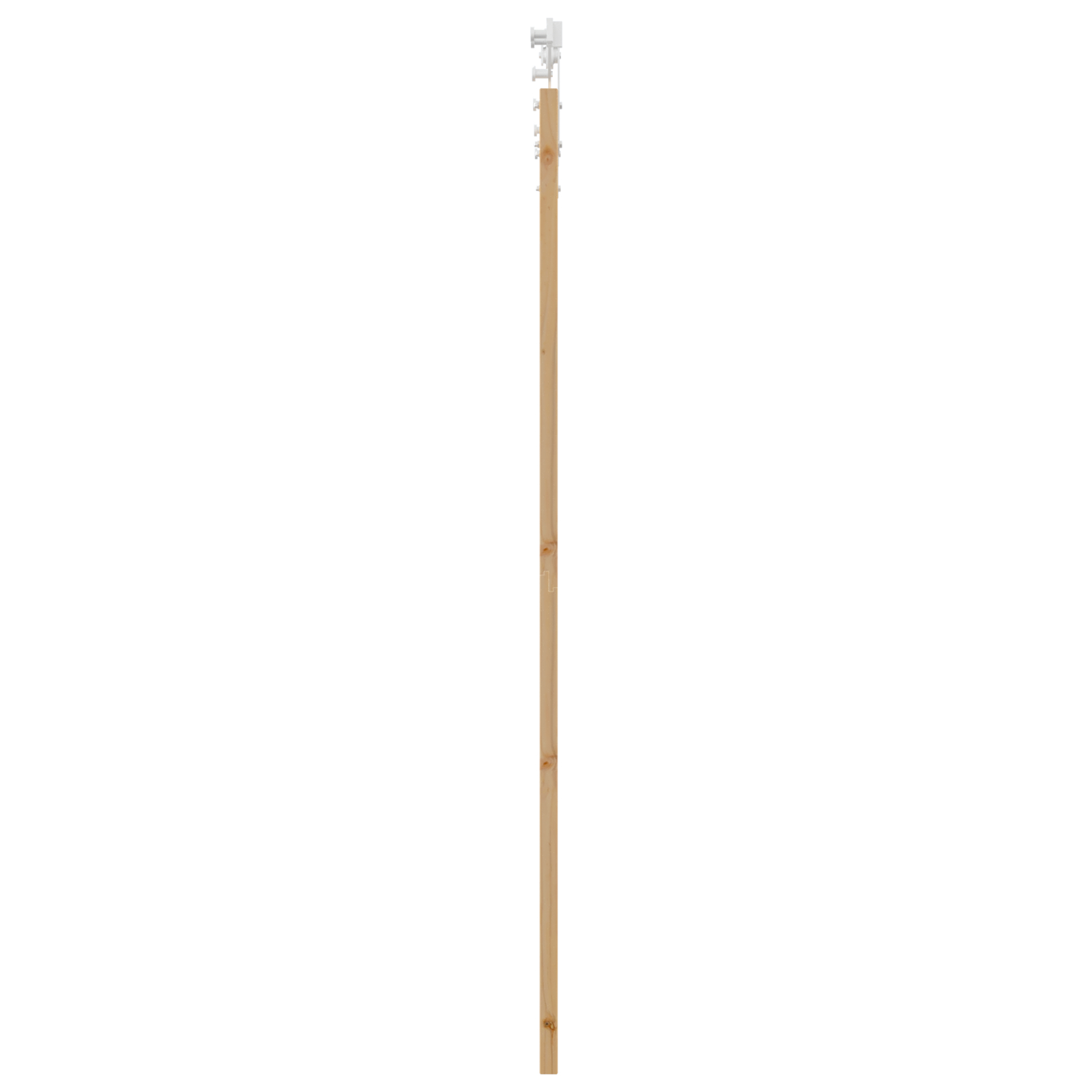 vidaXL Ușă glisantă Manual Natural și alb 83 x 211 cm