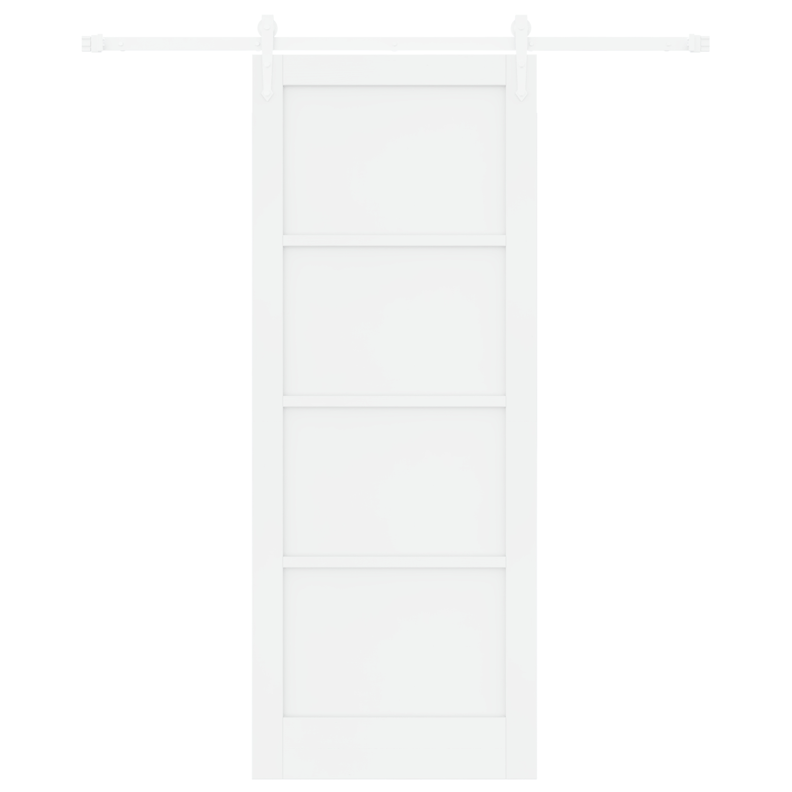 vidaXL Ușă glisantă Manual Alb 83 x 211 cm Lemn masiv de pin și oțel vidaXL Ușă glisantă Manual Alb 83 x 211 cm Lemn masiv de pin și oțel