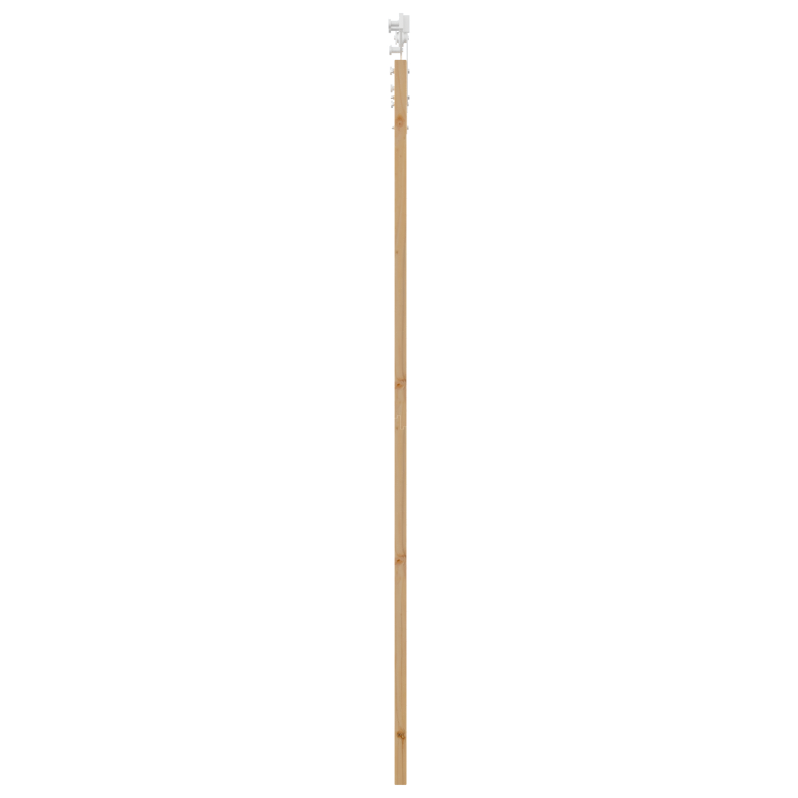 vidaXL Ușă glisantă Manual Natural și alb 83 x 232 cm