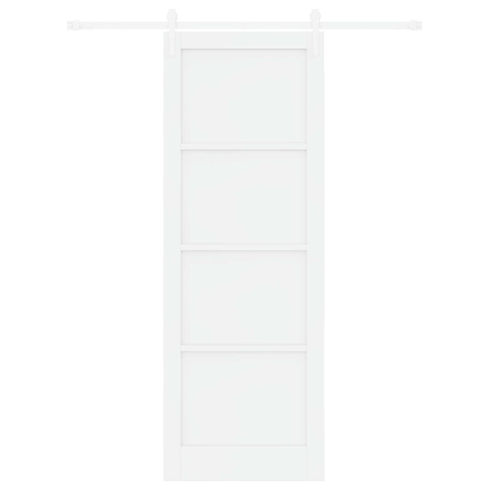 vidaXL Ușă glisantă Manual Alb 83 x 232 cm Lemn masiv de pin și oțel vidaXL Ușă glisantă Manual Alb 83 x 232 cm Lemn masiv de pin și oțel
