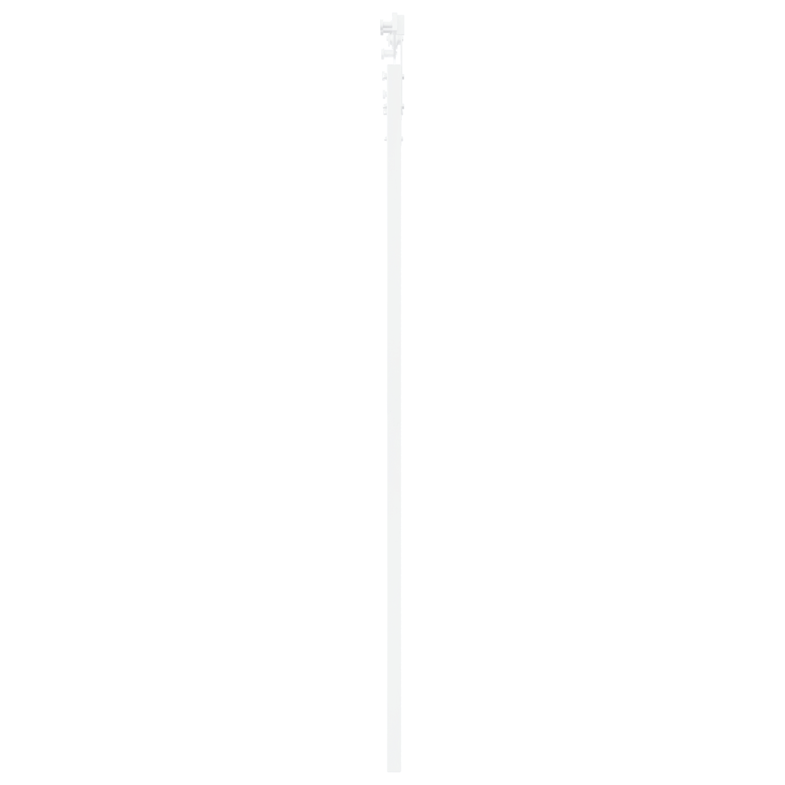 vidaXL Ușă glisantă Manual Alb 86 x 198.5 cm Lemn masiv de pin și oțel vidaXL Ușă glisantă Manual Alb 86 x 198.5 cm Lemn masiv de pin și oțel