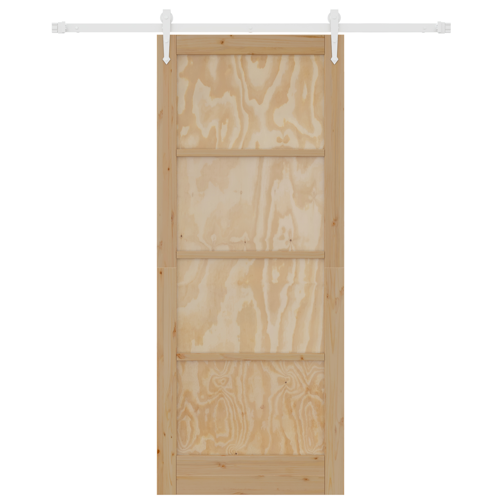 vidaXL Ușă glisantă Manual Natural și alb 86 x 211 cm