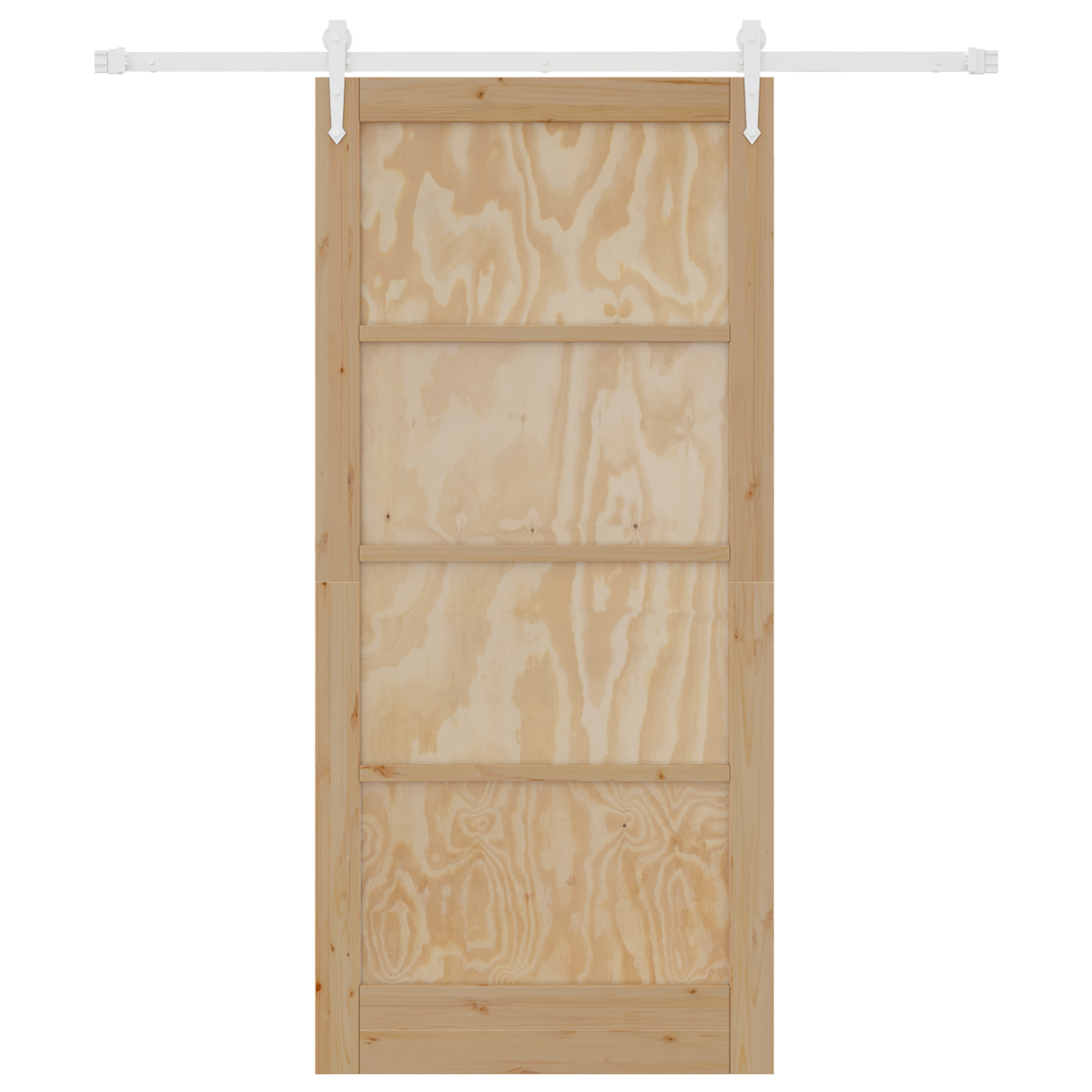 vidaXL Ușă glisantă Manual Natural și alb 93 x 202 cm vidaXL Ușă glisantă Manual Natural și alb 93 x 202 cm
