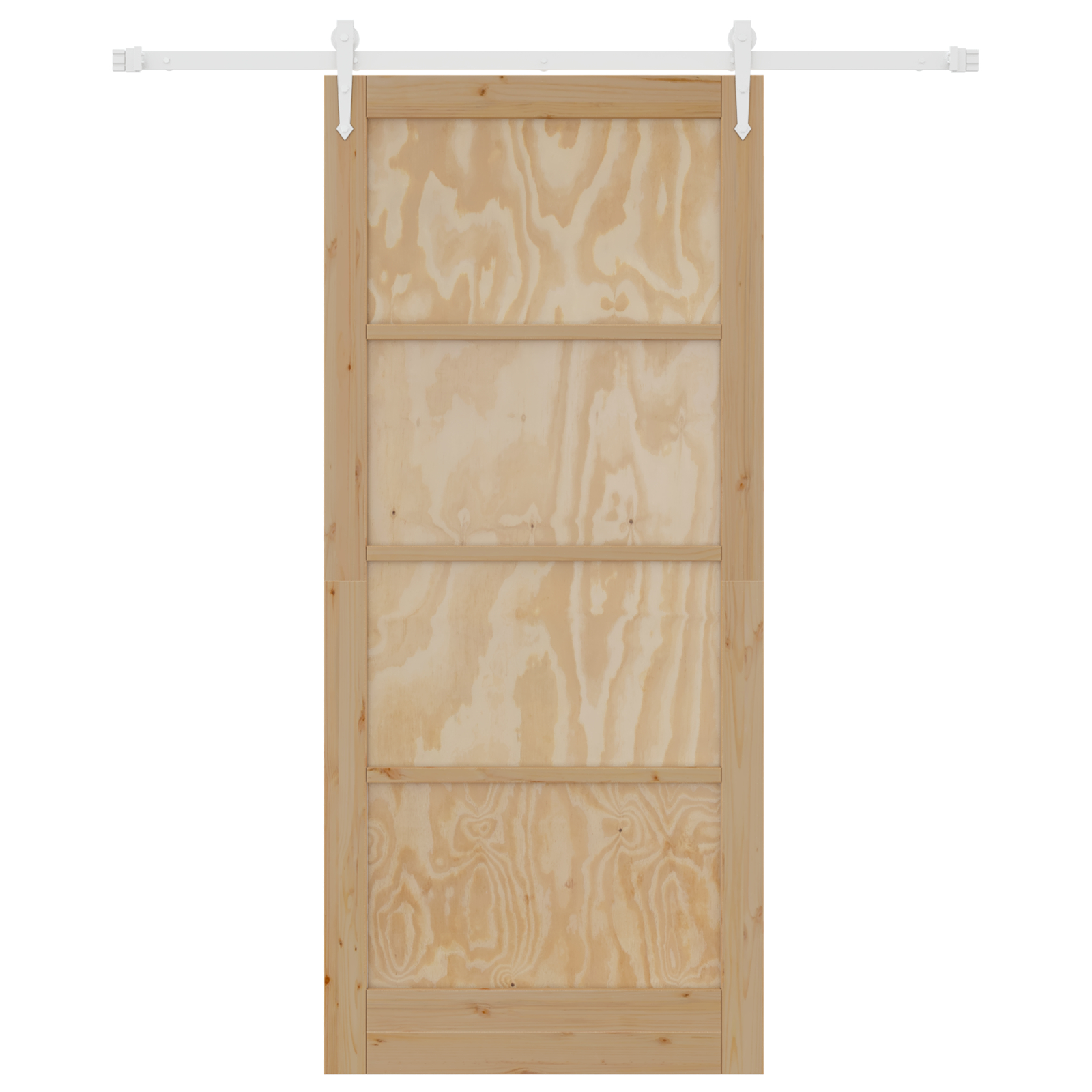 vidaXL Ușă glisantă Manual Natural și alb 93 x 211 cm vidaXL Ușă glisantă Manual Natural și alb 93 x 211 cm