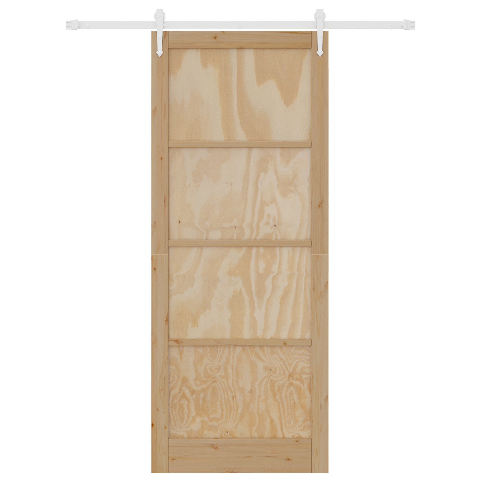 vidaXL Ușă glisantă Manual Natural și alb 93 x 232 cm vidaXL Ușă glisantă Manual Natural și alb 93 x 232 cm