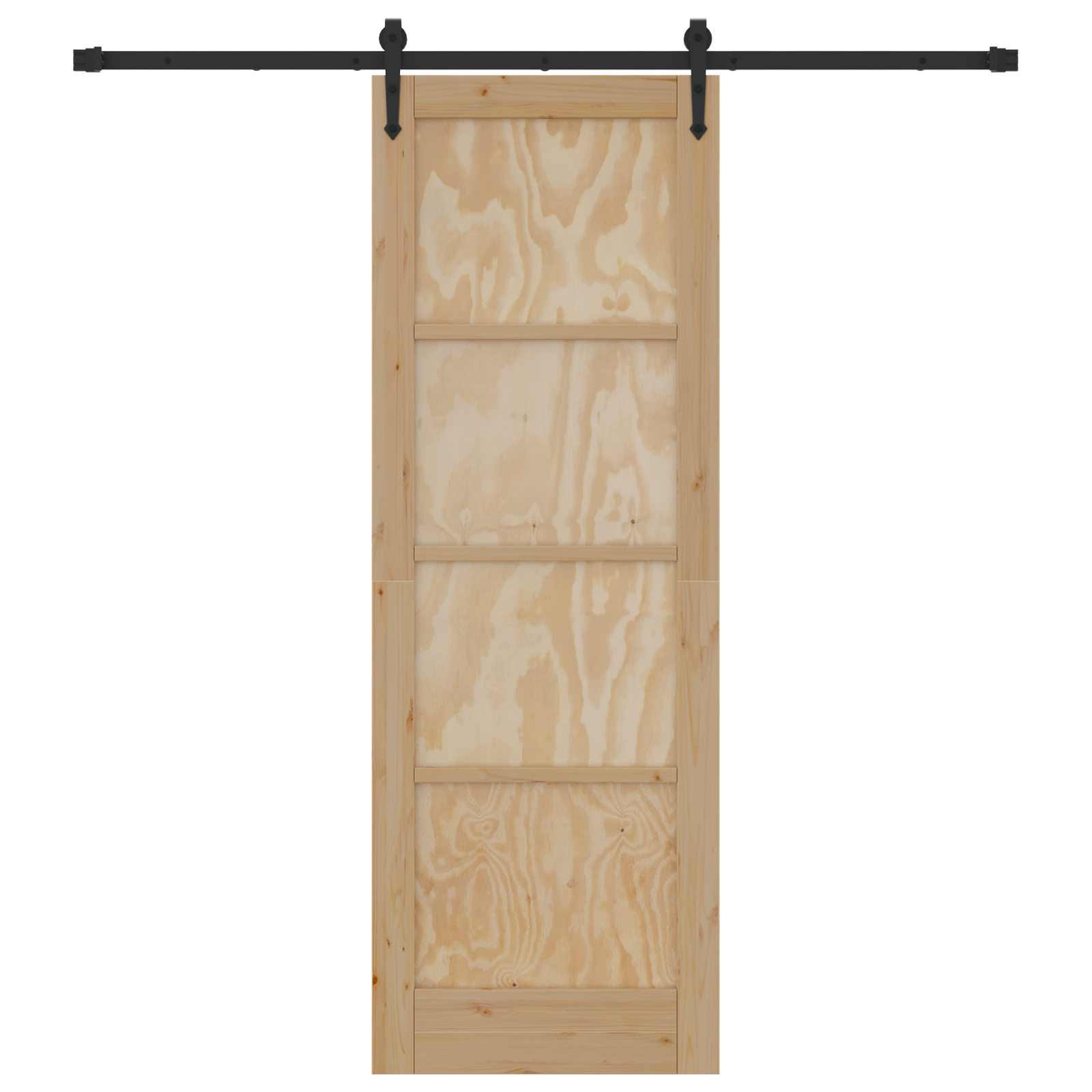 vidaXL Ușă glisantă Manual Natural și negru 73.5 x 211 cm vidaXL Ușă glisantă Manual Natural și negru 73.5 x 211 cm
