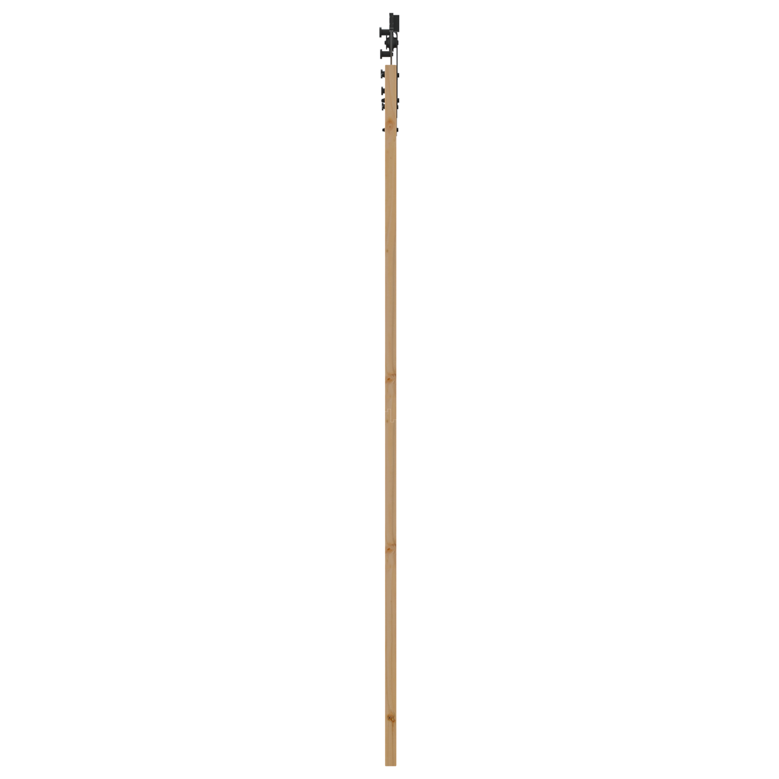 vidaXL Ușă glisantă Manual Natural și negru 83 x 232 cm vidaXL Ușă glisantă Manual Natural și negru 83 x 232 cm