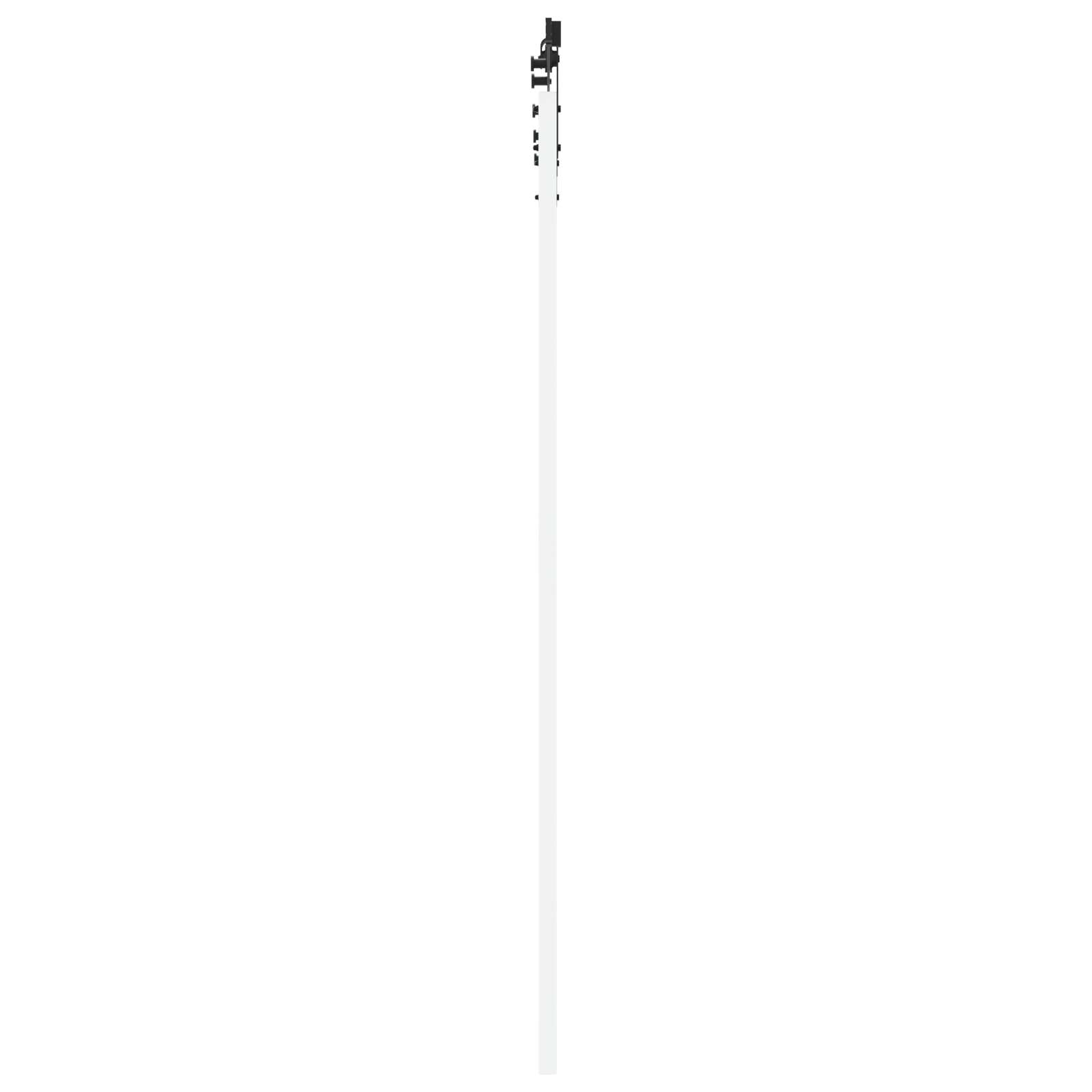 Ușa culisantă vidaXL cu set de accesorii alb 93x211 cm lemn masiv pin Ușa culisantă vidaXL cu set de accesorii alb 93x211 cm lemn masiv pin