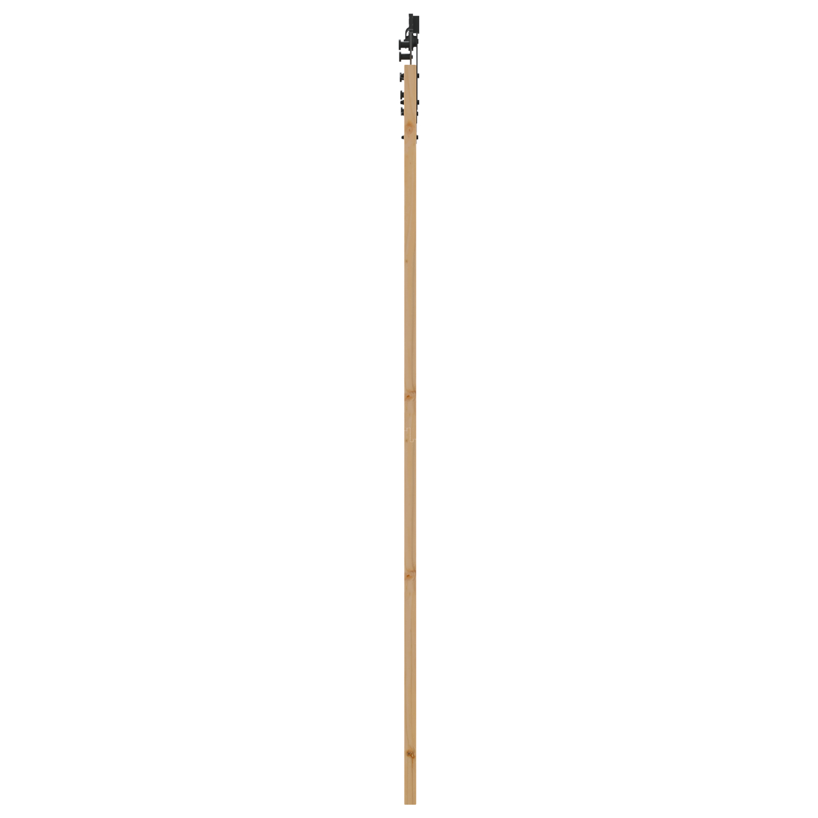 vidaXL Ușă glisantă Manual Natural și negru 93 x 232 cm vidaXL Ușă glisantă Manual Natural și negru 93 x 232 cm