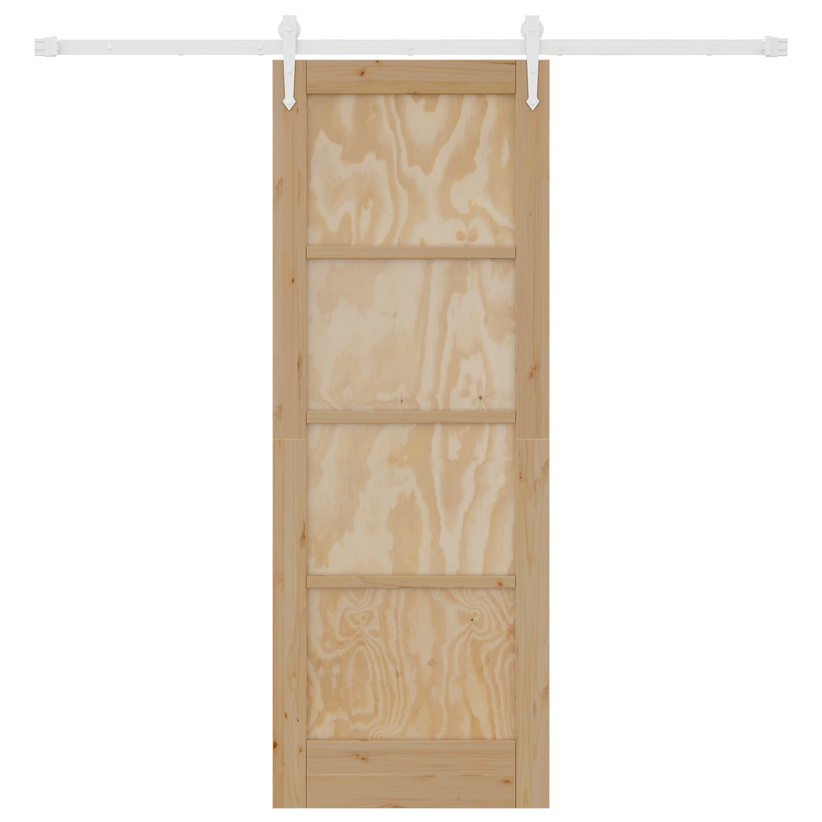vidaXL Ușă glisantă Manual Natural și alb 73.5 x 198.5 cm