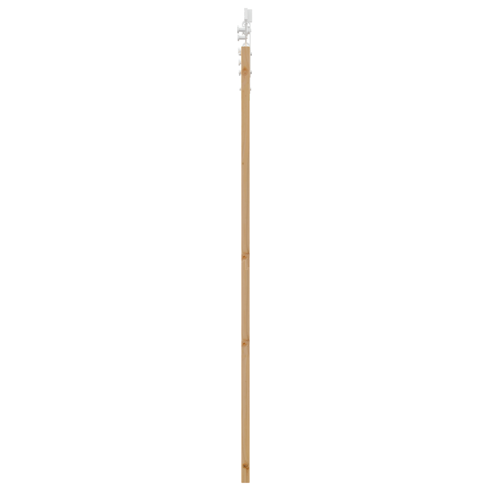 vidaXL Ușă glisantă Manual Natural și alb 73.5 x 198.5 cm