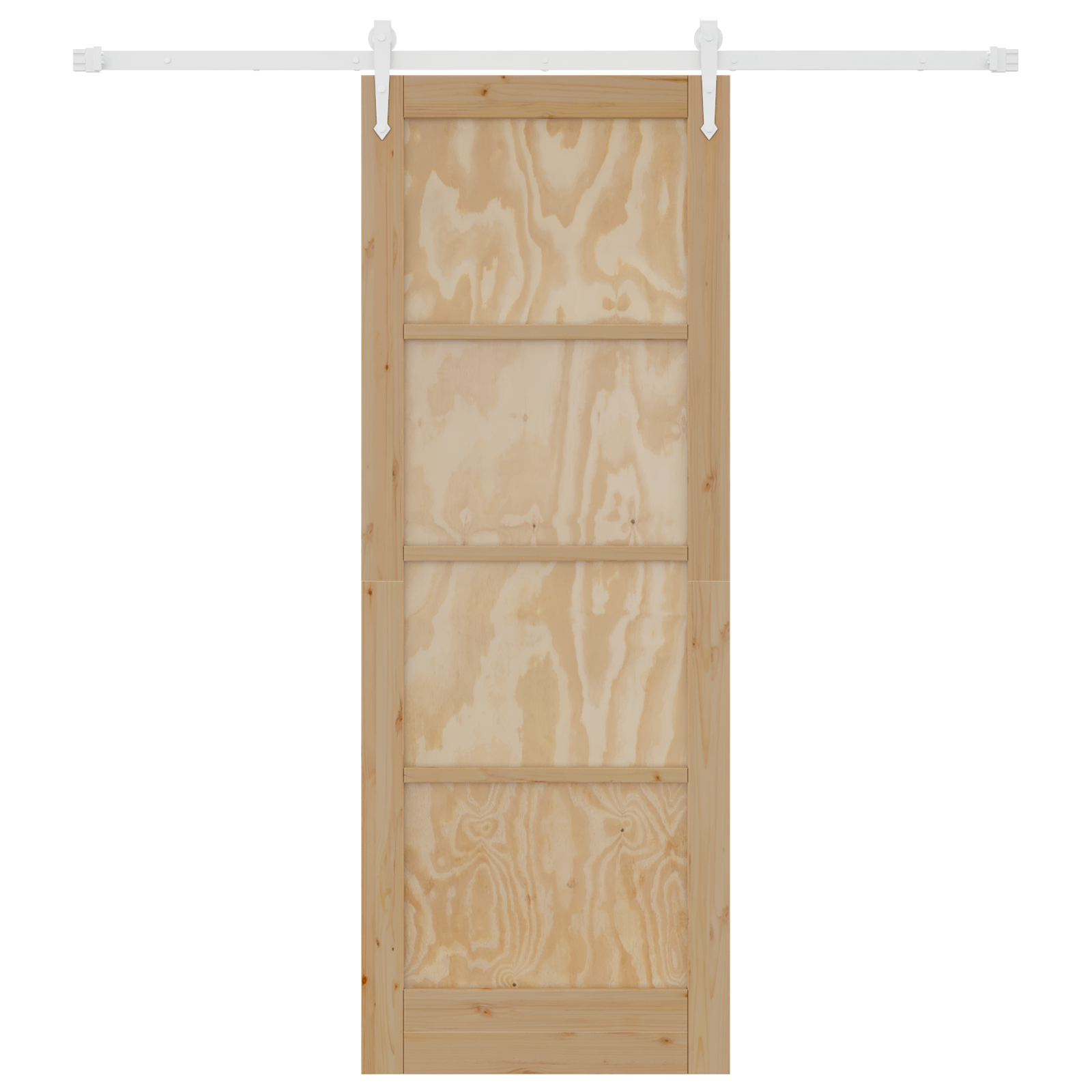 vidaXL Ușă glisantă Manual Natural și alb 78 x 211 cm