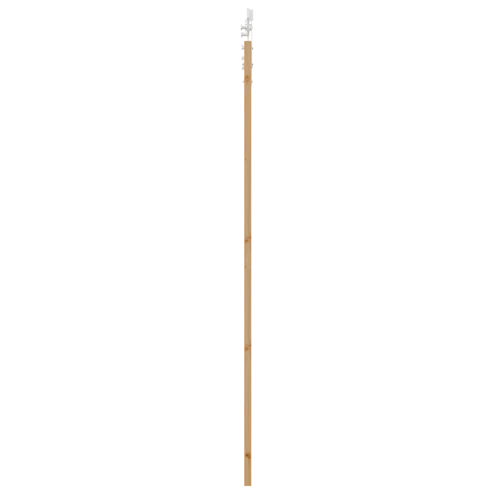 vidaXL Ușă glisantă Manual Natural și alb 78 x 232 cm