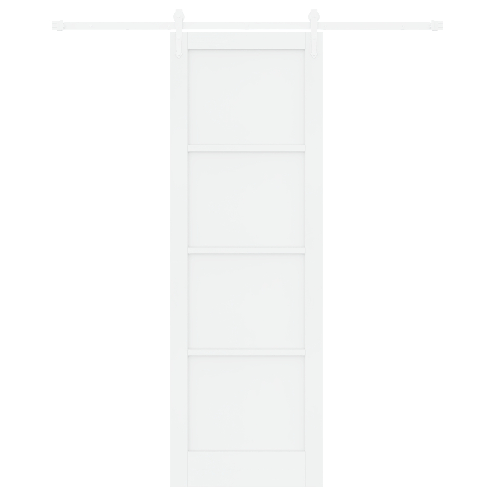 vidaXL Ușă glisantă Manual Alb 78 x 232 cm Lemn masiv de pin și oțel vidaXL Ușă glisantă Manual Alb 78 x 232 cm Lemn masiv de pin și oțel