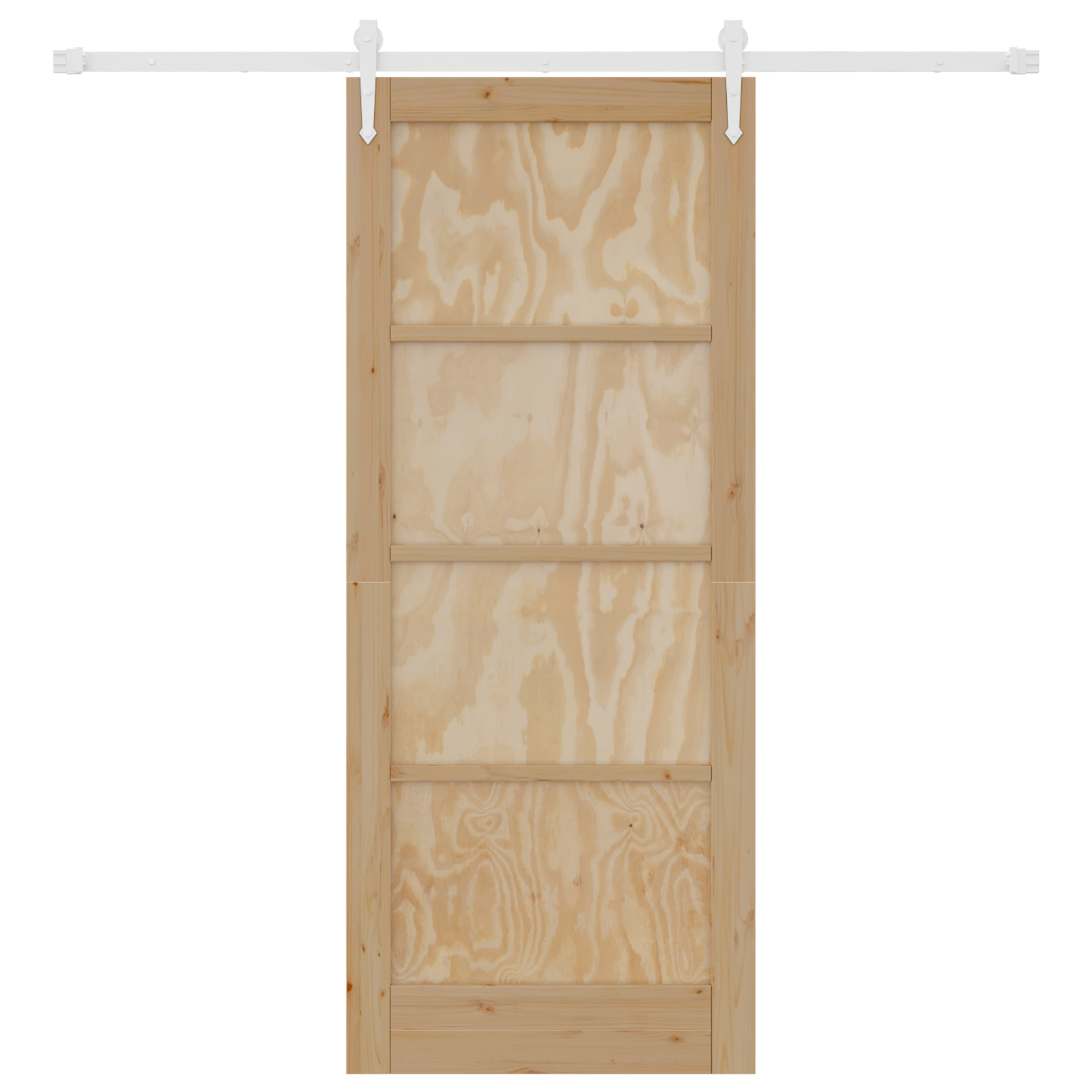 vidaXL Ușă glisantă Manual Natural și alb 83 x 202 cm vidaXL Ușă glisantă Manual Natural și alb 83 x 202 cm