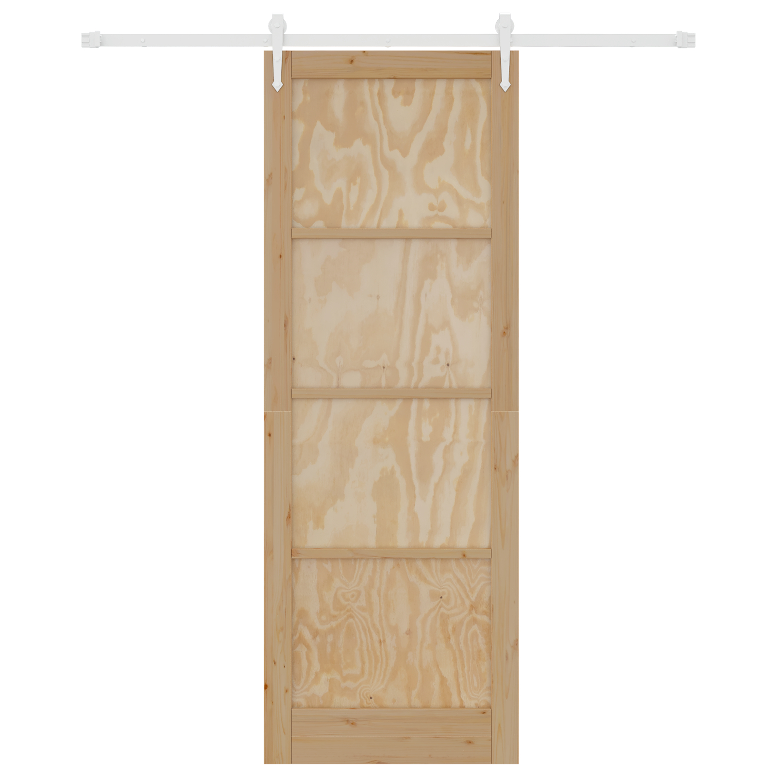 vidaXL Ușă glisantă Manual Natural și alb 83 x 232 cm vidaXL Ușă glisantă Manual Natural și alb 83 x 232 cm