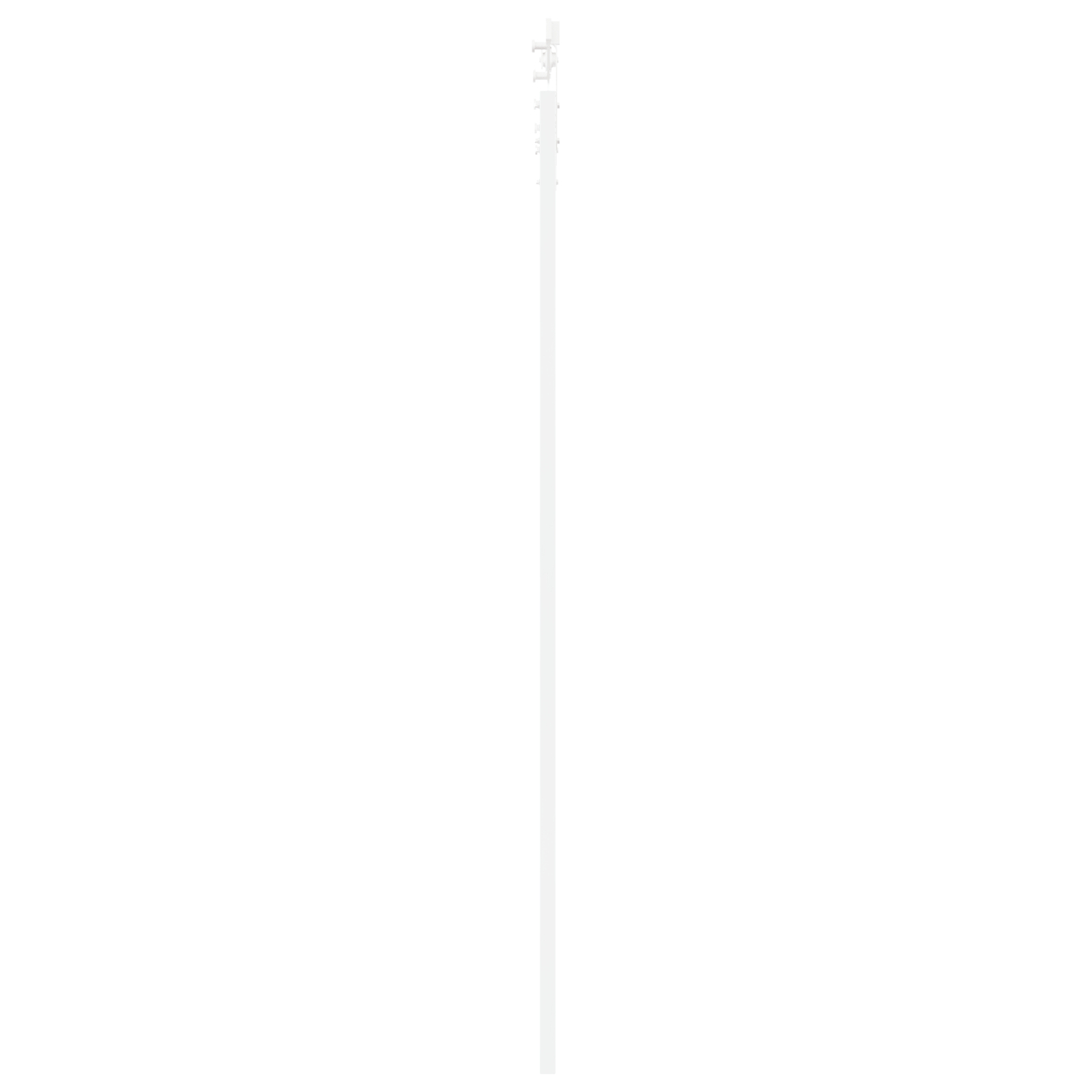vidaXL Ușă glisantă Manual Alb 83 x 232 cm Lemn masiv de pin și oțel vidaXL Ușă glisantă Manual Alb 83 x 232 cm Lemn masiv de pin și oțel
