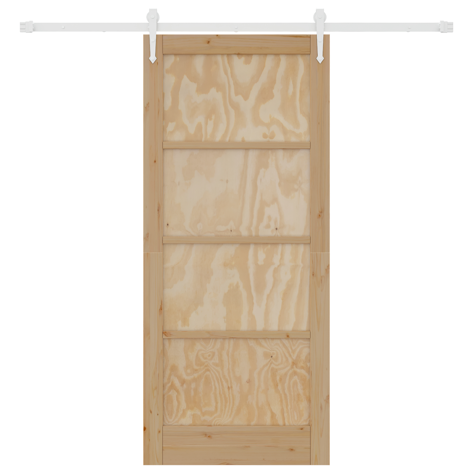 vidaXL Ușă glisantă Manual Natural și alb 86 x 198.5 cm vidaXL Ușă glisantă Manual Natural și alb 86 x 198.5 cm
