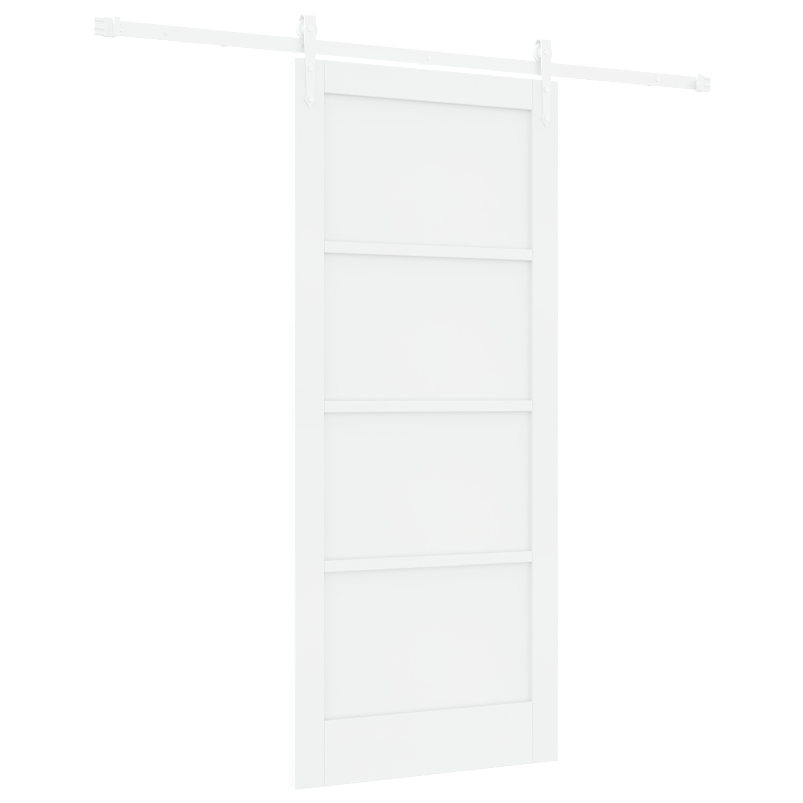 vidaXL Ușă glisantă Manual Alb 86 x 198.5 cm Lemn masiv de pin și oțel vidaXL Ușă glisantă Manual Alb 86 x 198.5 cm Lemn masiv de pin și oțel