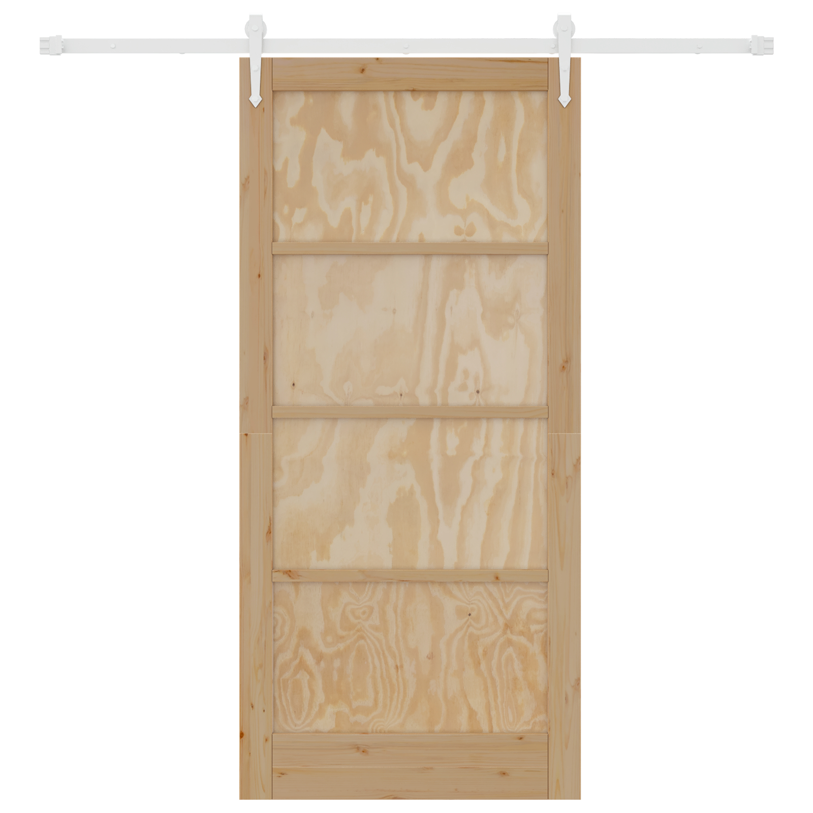 vidaXL Ușă glisantă Manual Natural și alb 93 x 202 cm
