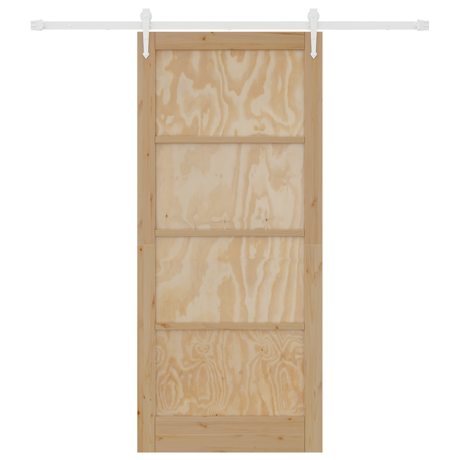 vidaXL Ușă glisantă Manual Natural și alb 93 x 211 cm vidaXL Ușă glisantă Manual Natural și alb 93 x 211 cm