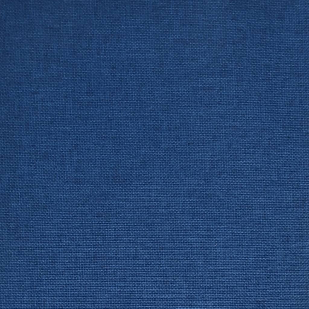 vidaXL Scaune de bar, 2 buc., albastru, material textil vidaXL Scaune de bar, 2 buc., albastru, material textil