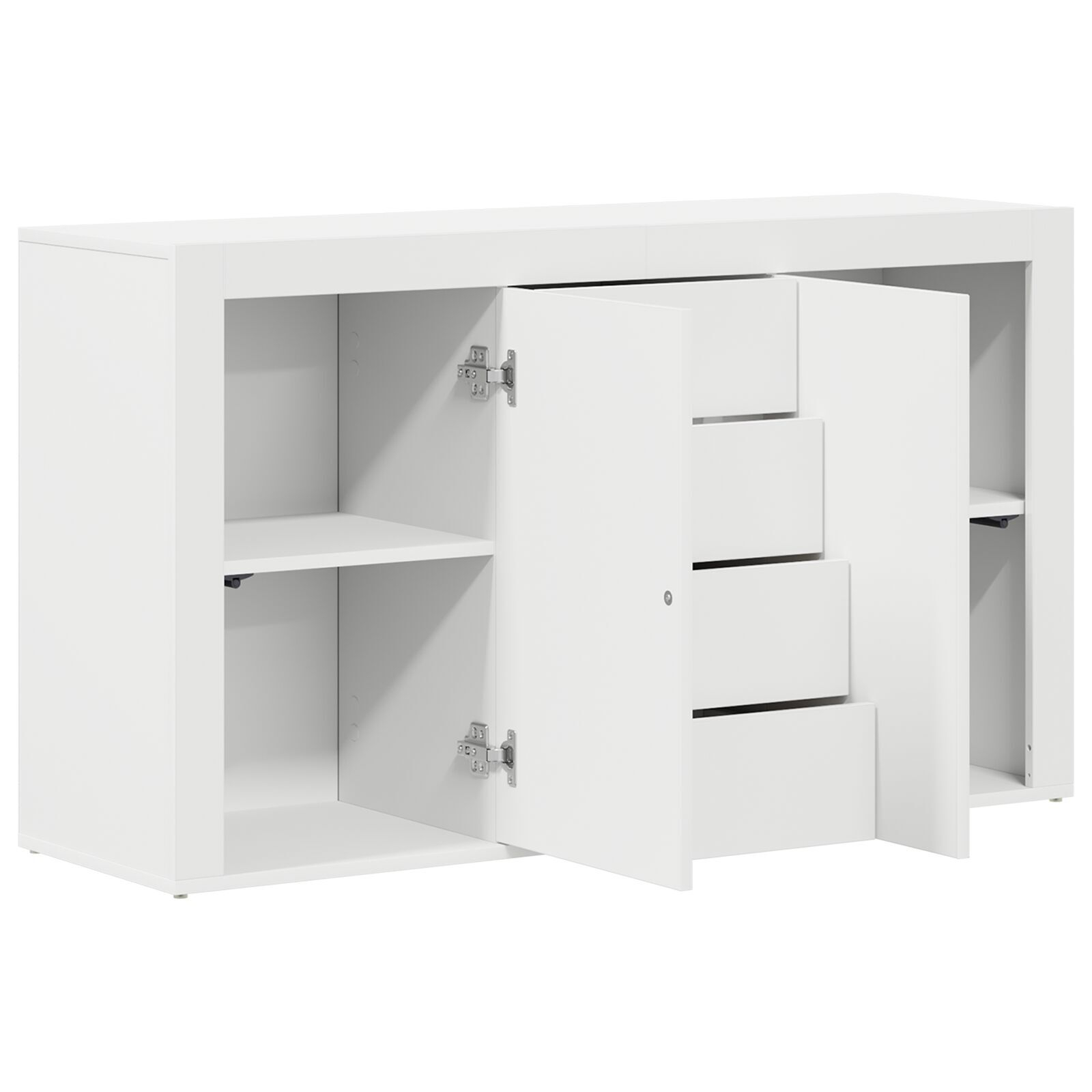vidaXL Bufet Alb Alb Lemn 120 x 36 x 69 cm Depozitare Bufet Alb vidaXL Bufet Alb Alb Lemn 120 x 36 x 69 cm Depozitare Bufet Alb