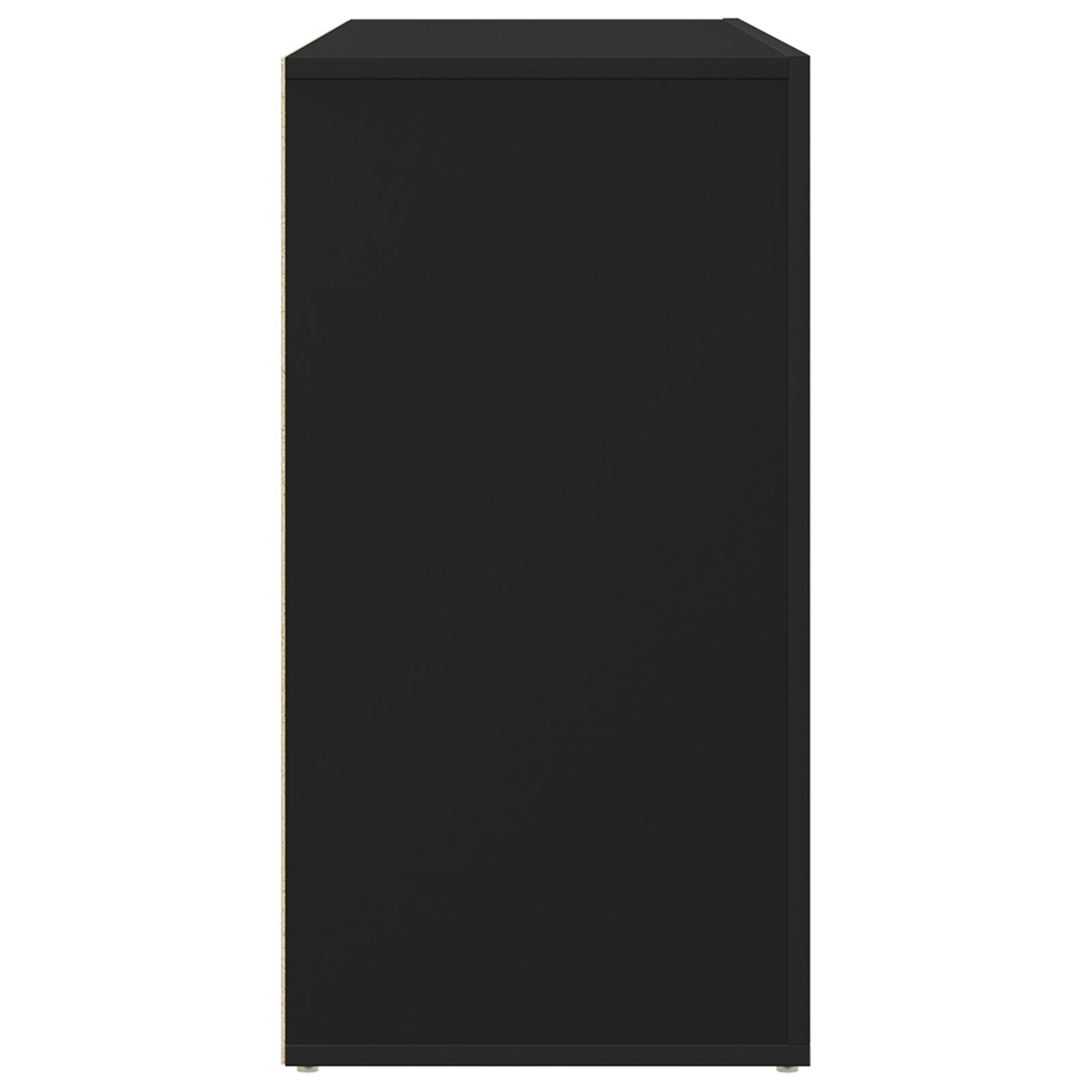 bufet vidaXL Negru Lemn prelucrat 120 x 36 x 69 cm Depozitare Bufet bufet vidaXL Negru Lemn prelucrat 120 x 36 x 69 cm Depozitare Bufet