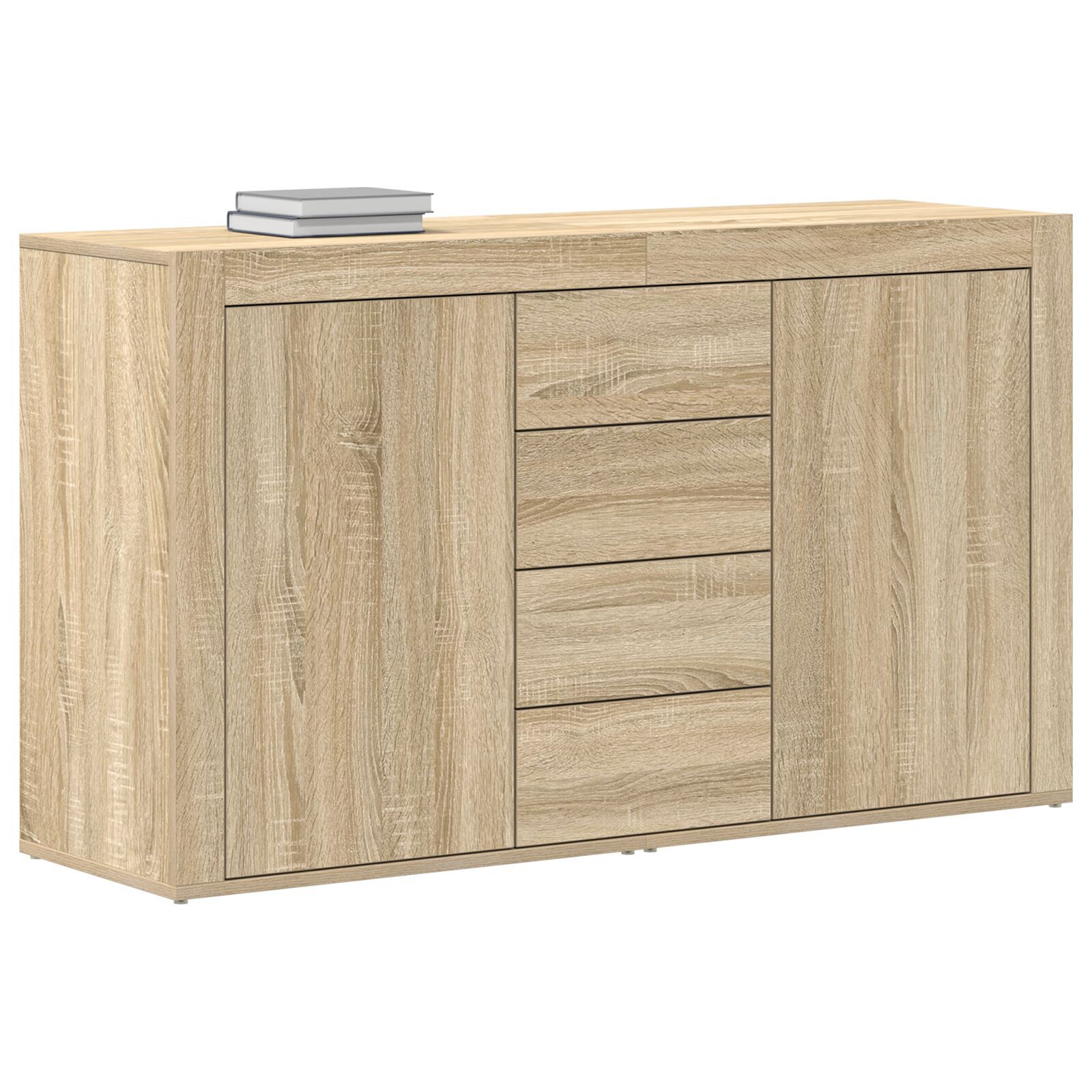 vidaXL Bufet Stejar Sonoma Lemn prelucrat 120 x 36 x 69 cm Depozitare vidaXL Bufet Stejar Sonoma Lemn prelucrat 120 x 36 x 69 cm Depozitare