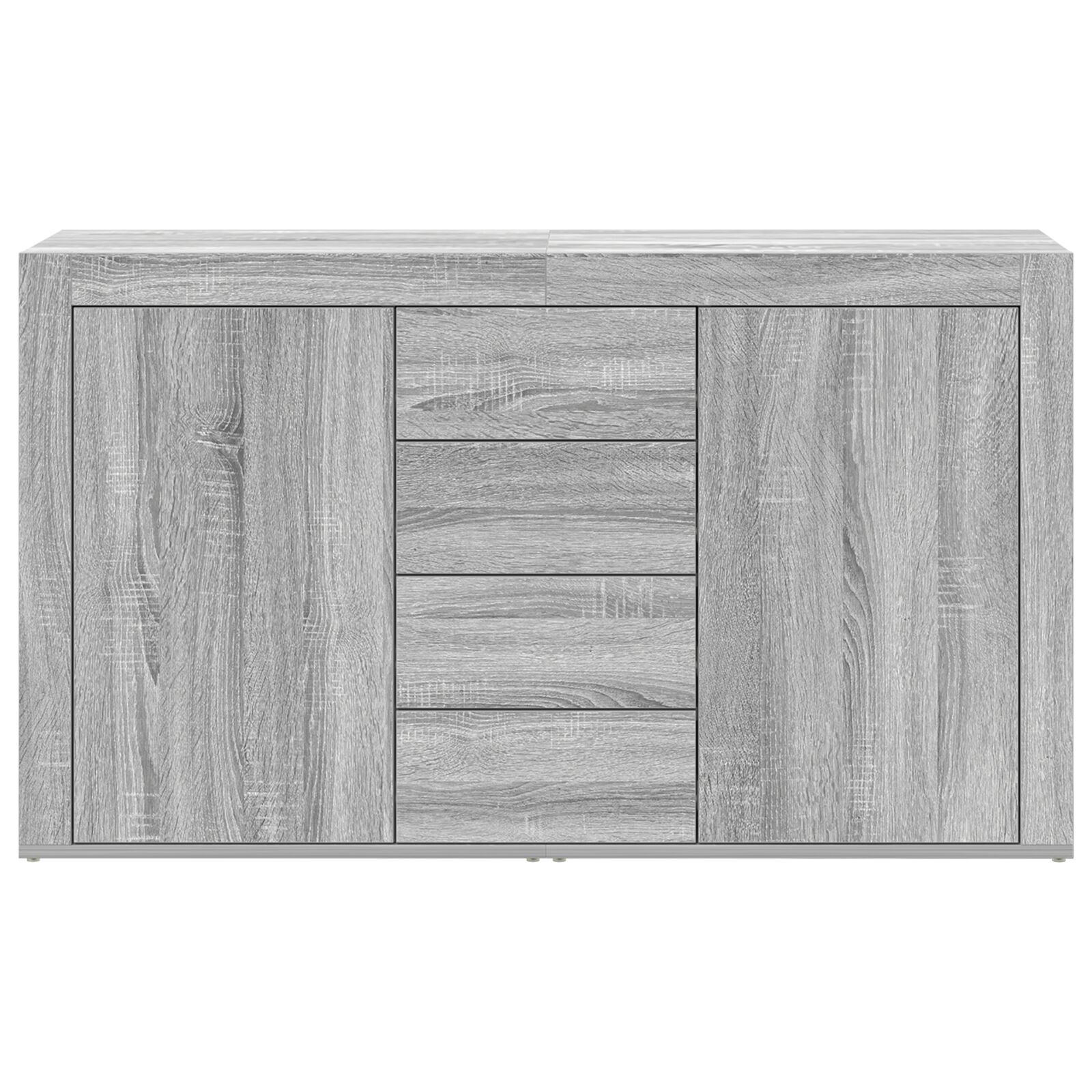vidaXL Bufet Gri sonoma Lemn prelucrat 120 x 36 x 69 cm Bufet de stocare vidaXL Bufet Gri sonoma Lemn prelucrat 120 x 36 x 69 cm Bufet de stocare