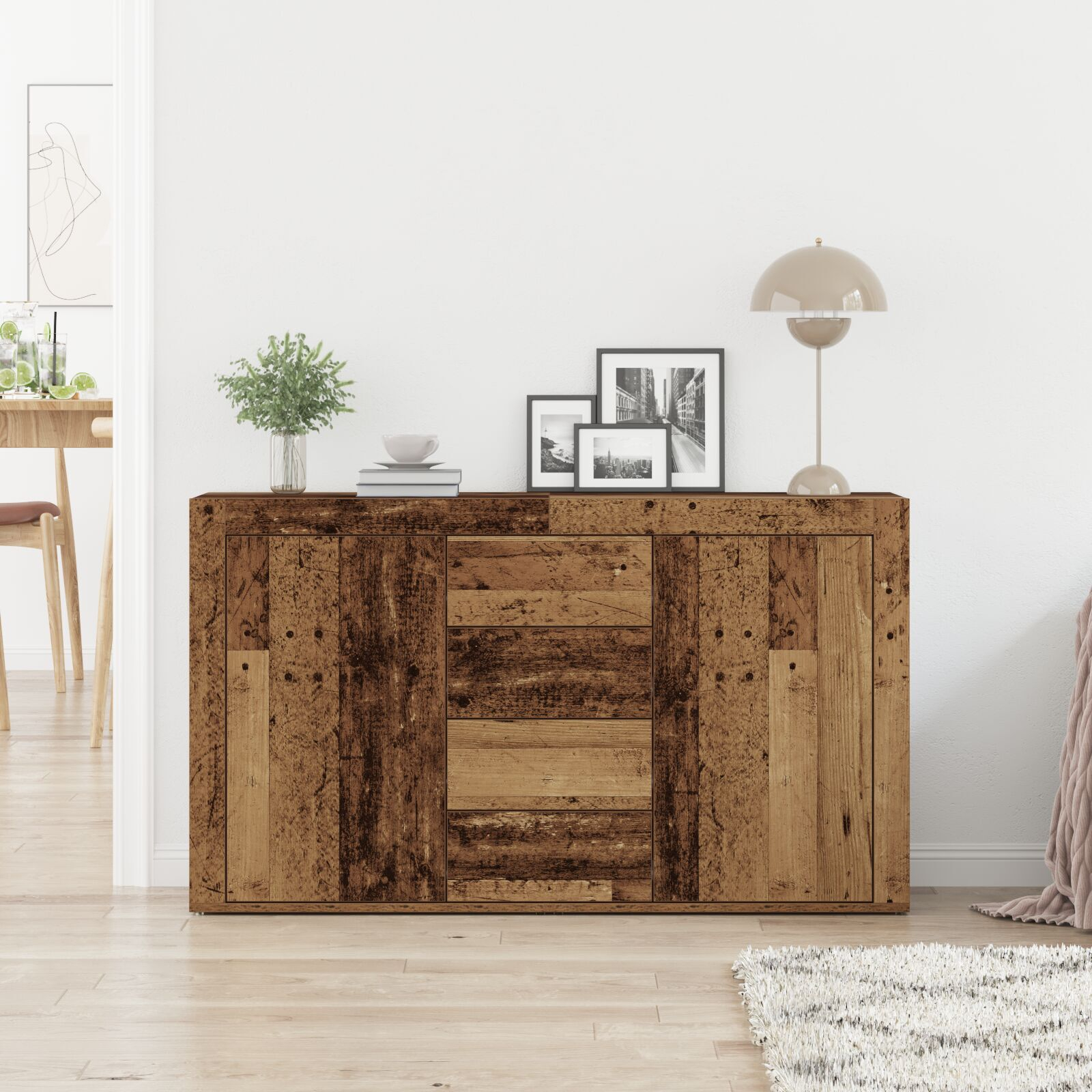 vidaXL Bufet Lemn vechi Lemn masiv recuperat 120 x 36 x 69 cm Bufet vidaXL Bufet Lemn vechi Lemn masiv recuperat 120 x 36 x 69 cm Bufet