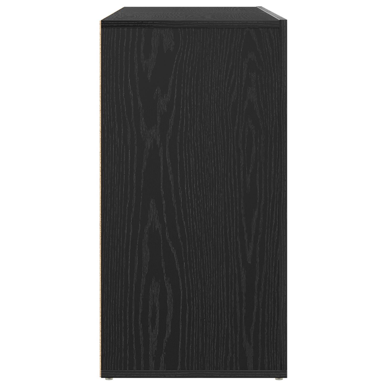 vidaXL Sideboard Stejar negru Lemn prelucrat 120 x 36 x 69 cm Depozitare