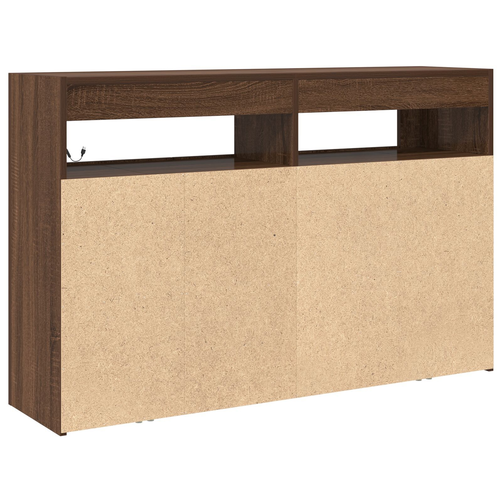 vidaXL Bufet Stejar Maro Lemn Ingineresc 116 x 30 x 75 cm Bufet vidaXL Bufet Stejar Maro Lemn Ingineresc 116 x 30 x 75 cm Bufet